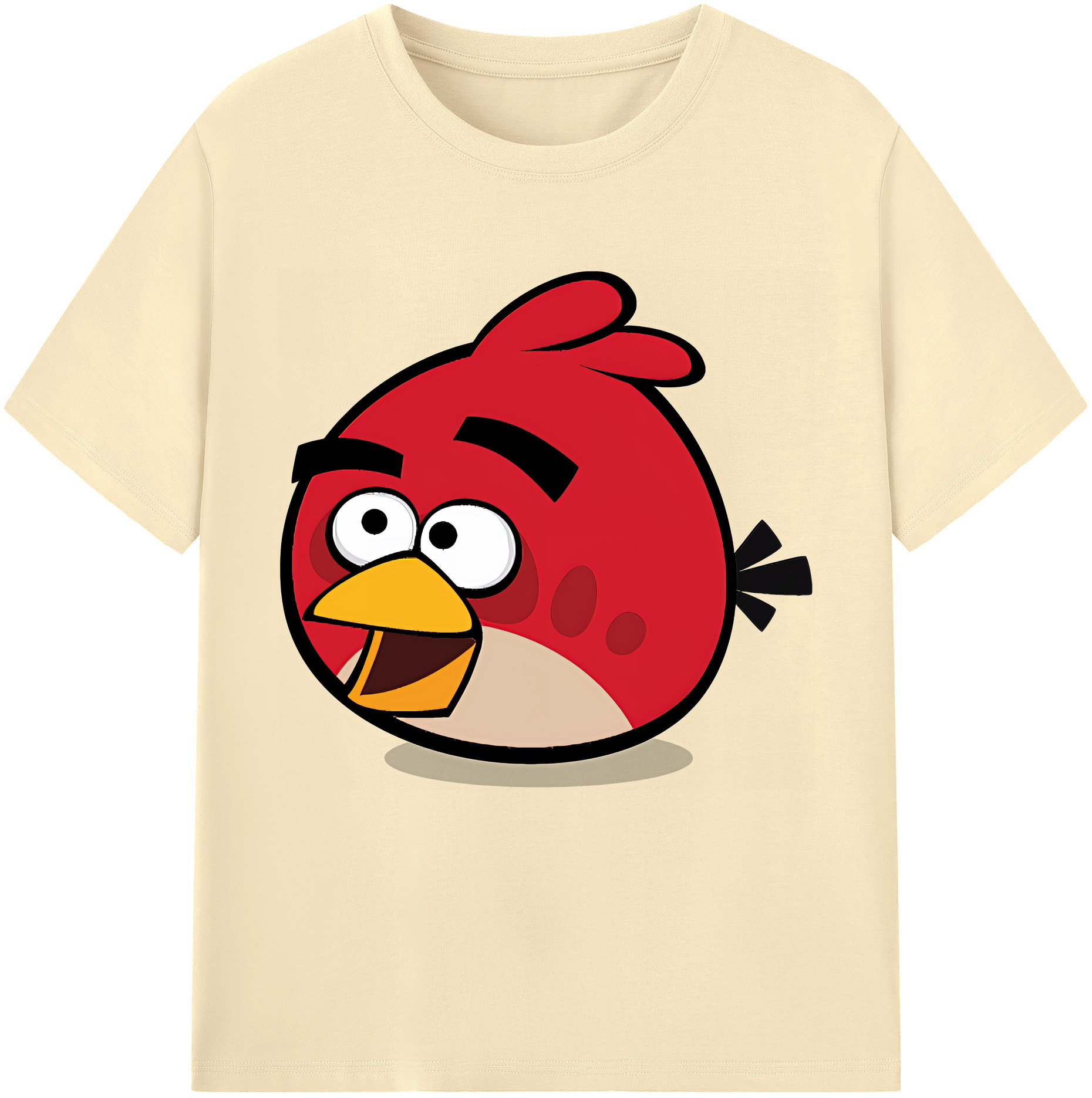 （画像用） Angry Birds アングリーバード 綿100％半袖Tシャツ（フロントプリント）