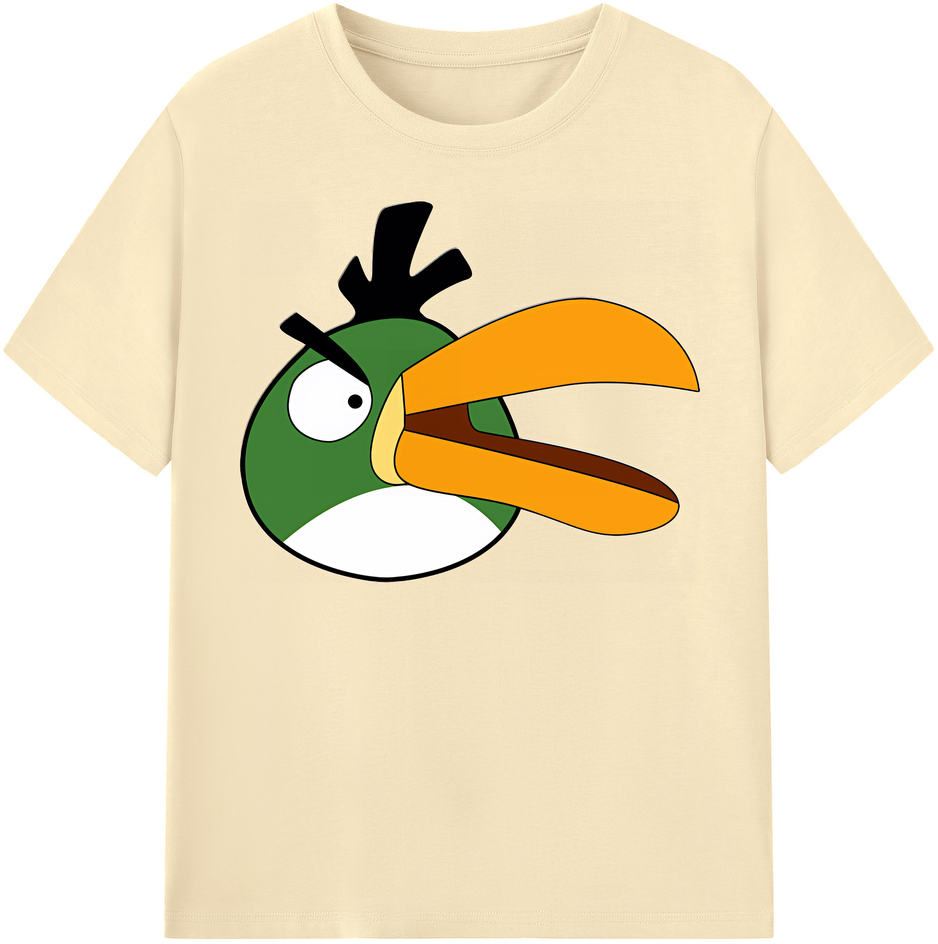 （画像用） Angry Birds アングリーバード 綿100％半袖Tシャツ（フロントプリント）