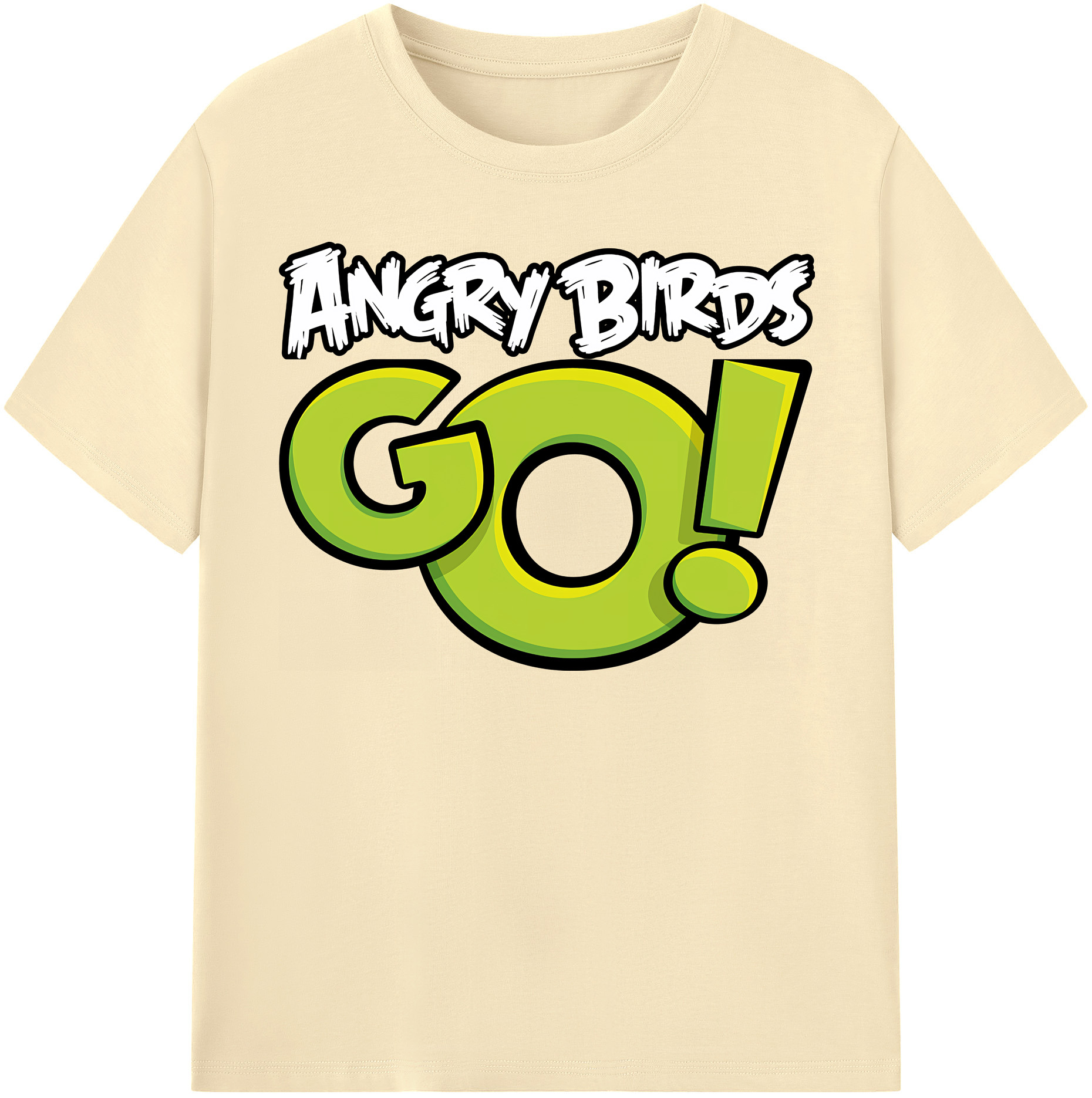 （画像用） Angry Birds アングリーバード 綿100％半袖Tシャツ（フロントプリント）