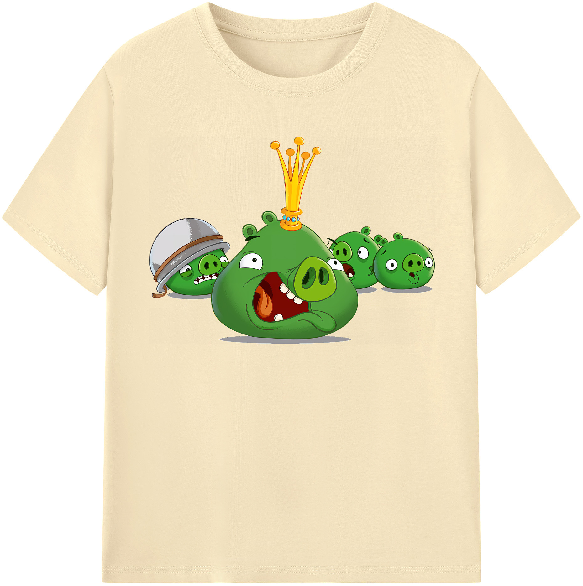 （画像用） Angry Birds アングリーバード 綿100％半袖Tシャツ（フロントプリント）