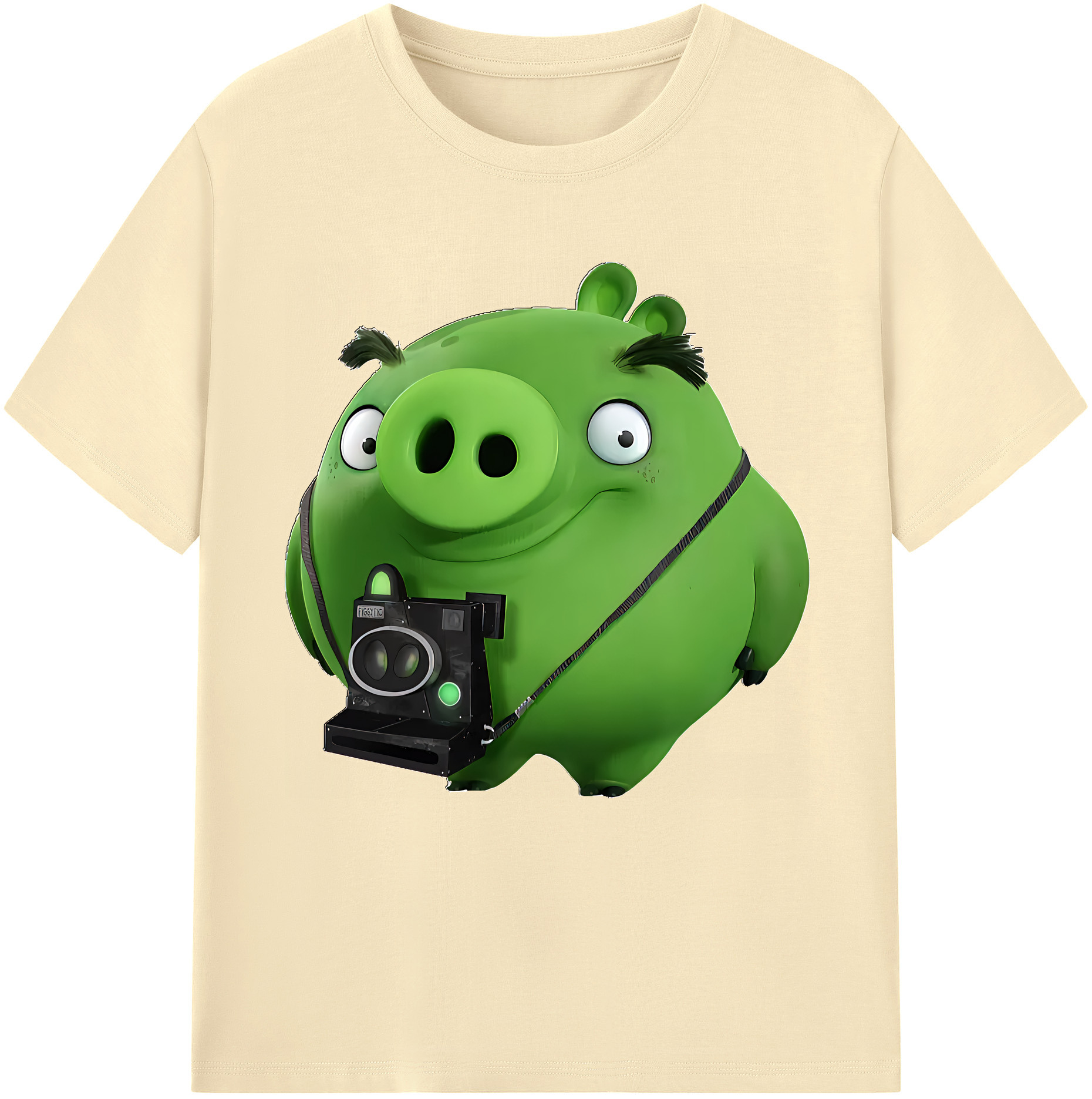 （画像用） Angry Birds アングリーバード 綿100％半袖Tシャツ（フロントプリント）