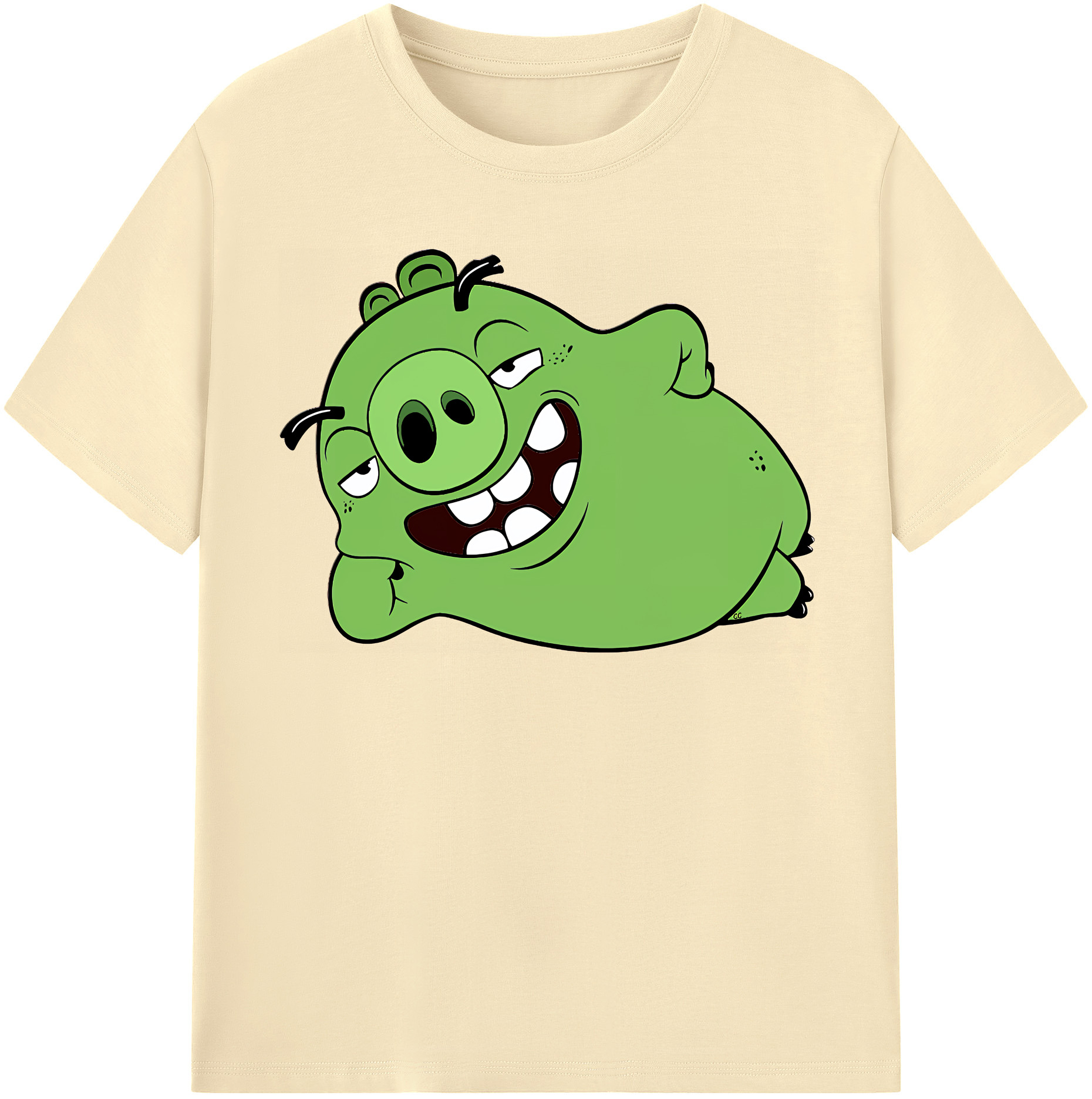 （画像用） Angry Birds アングリーバード 綿100％半袖Tシャツ（フロントプリント）