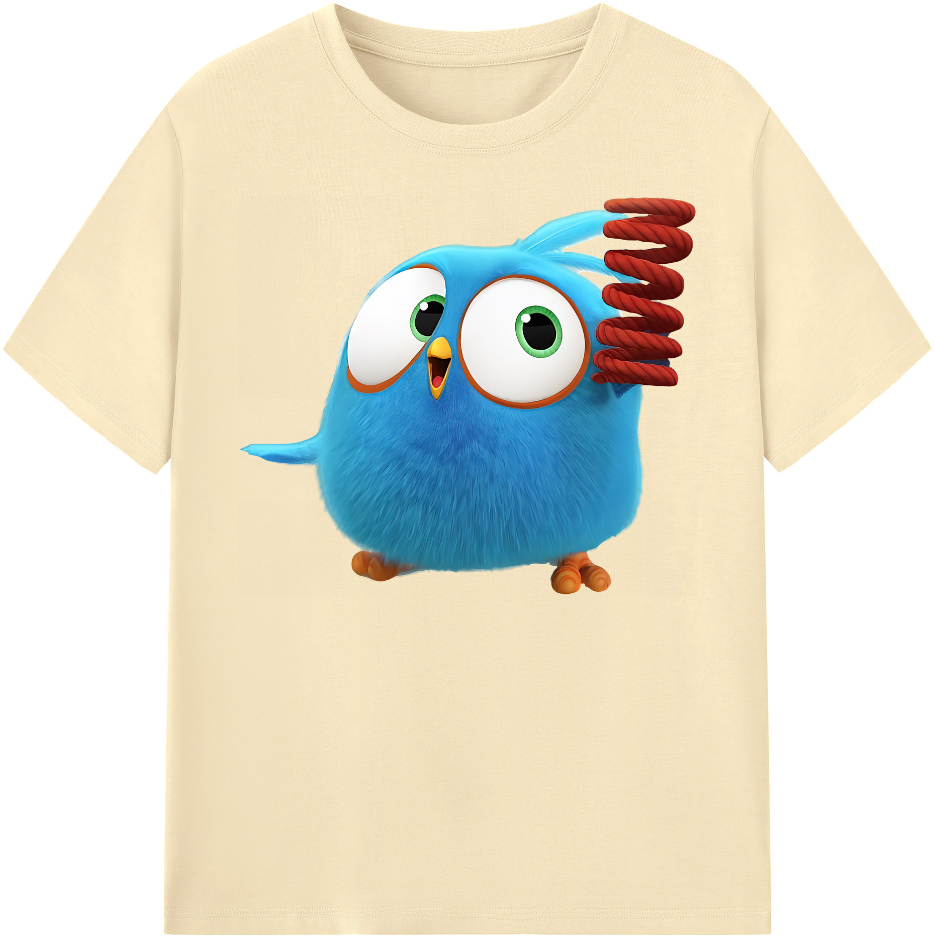 （画像用） Angry Birds アングリーバード 綿100％半袖Tシャツ（フロントプリント）