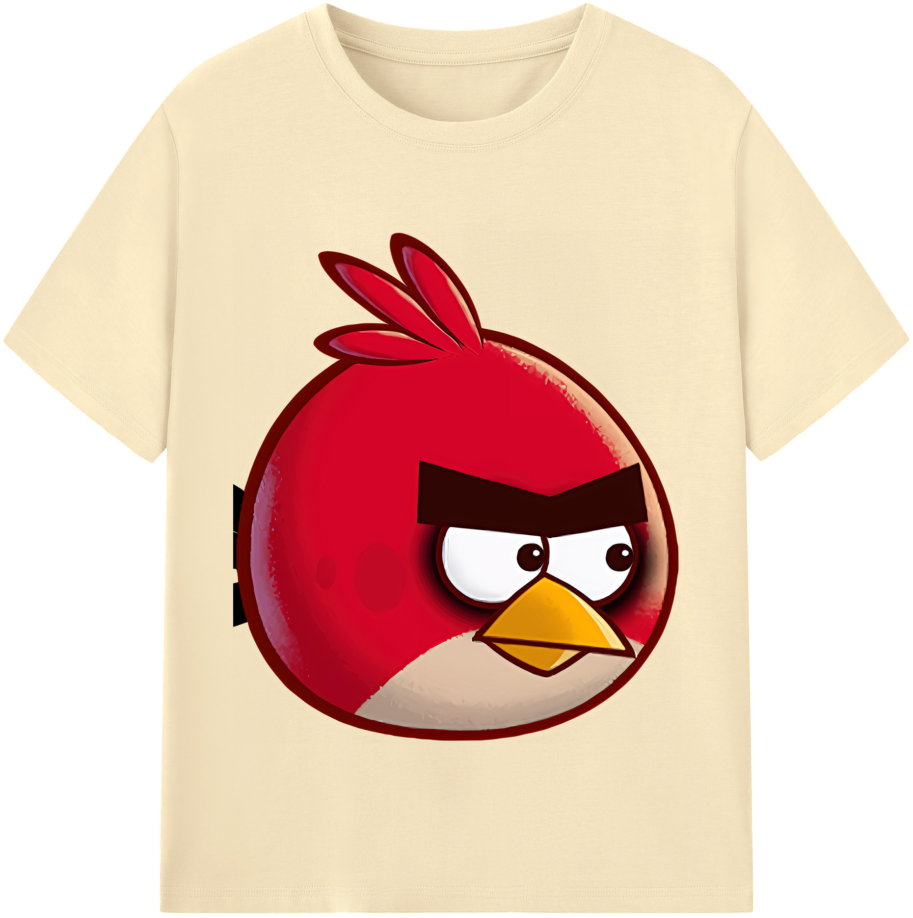 （画像用） Angry Birds アングリーバード 綿100％半袖Tシャツ（フロントプリント）