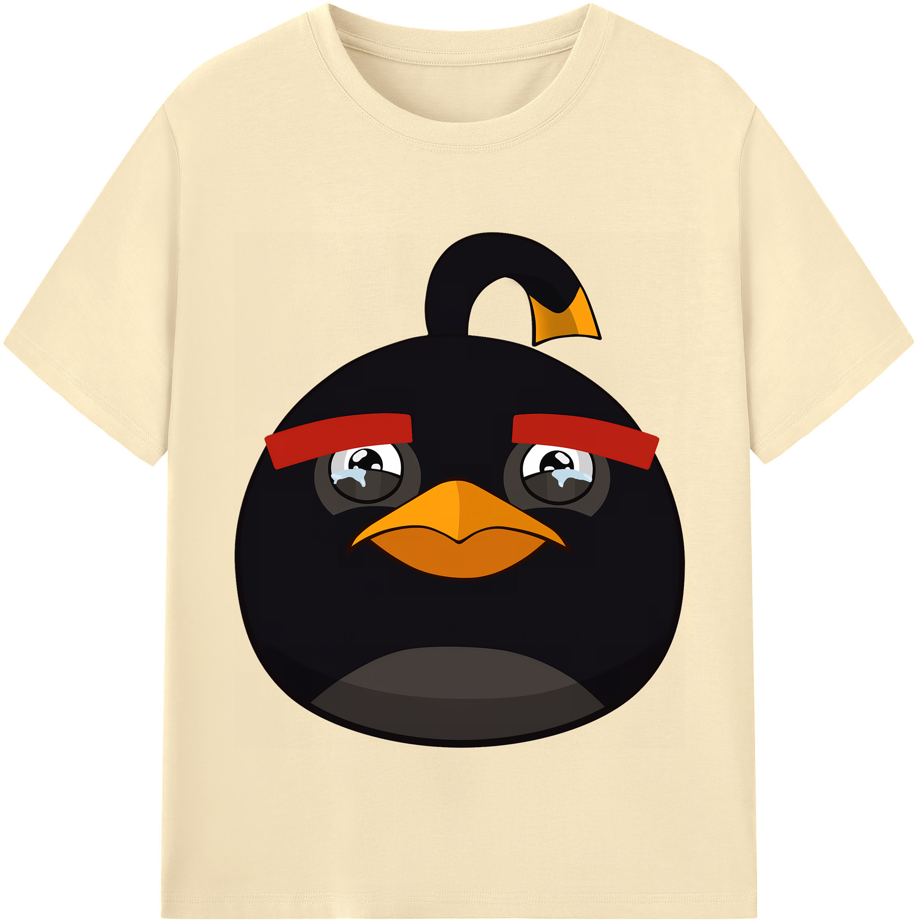 （画像用） Angry Birds アングリーバード 綿100％半袖Tシャツ（フロントプリント）