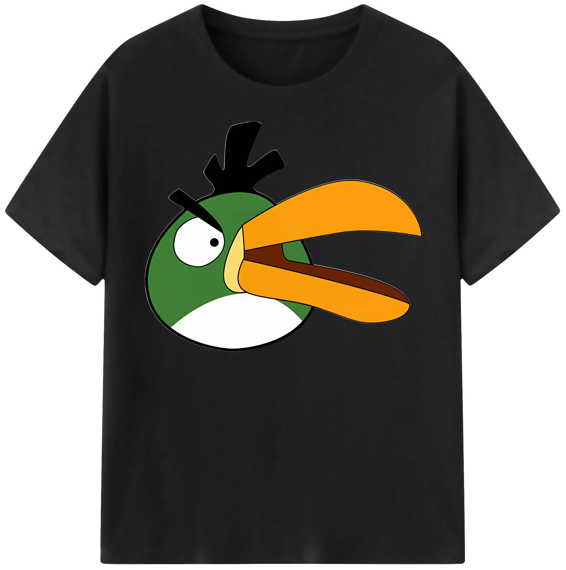 （画像用） Angry Birds アングリーバード 綿100％半袖Tシャツ（フロントプリント）