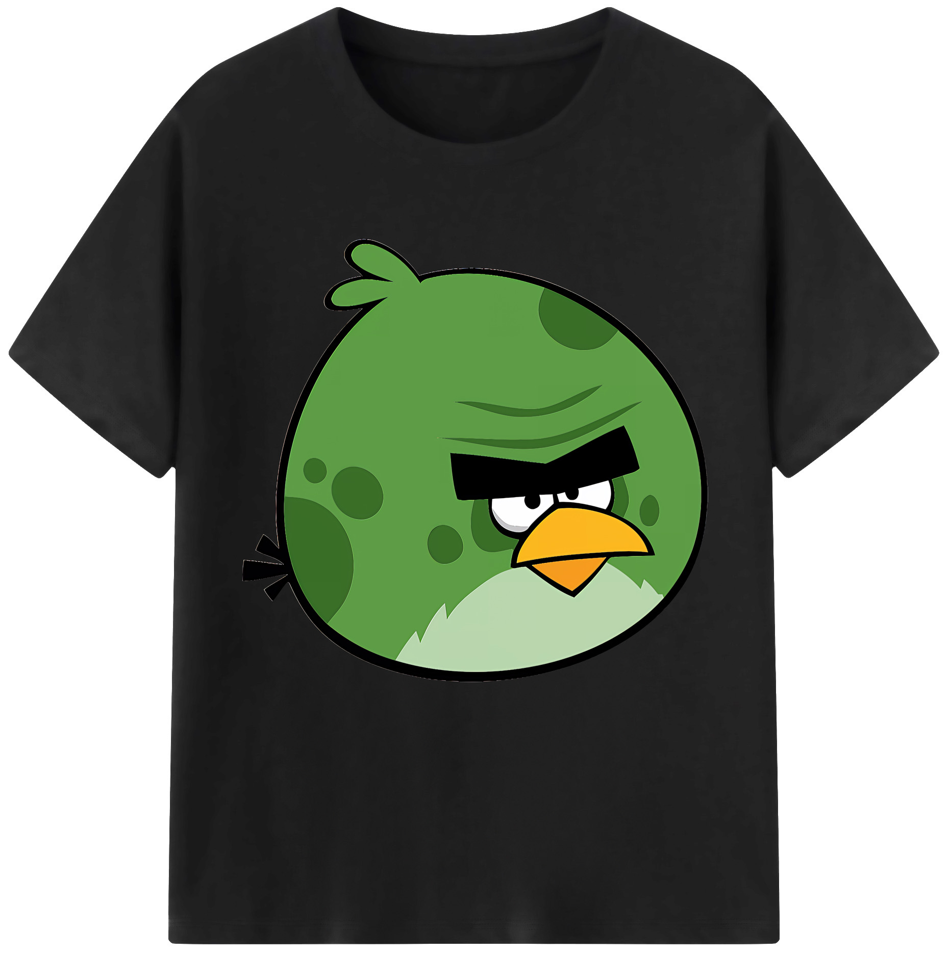 （画像用） Angry Birds アングリーバード 綿100％半袖Tシャツ（フロントプリント）