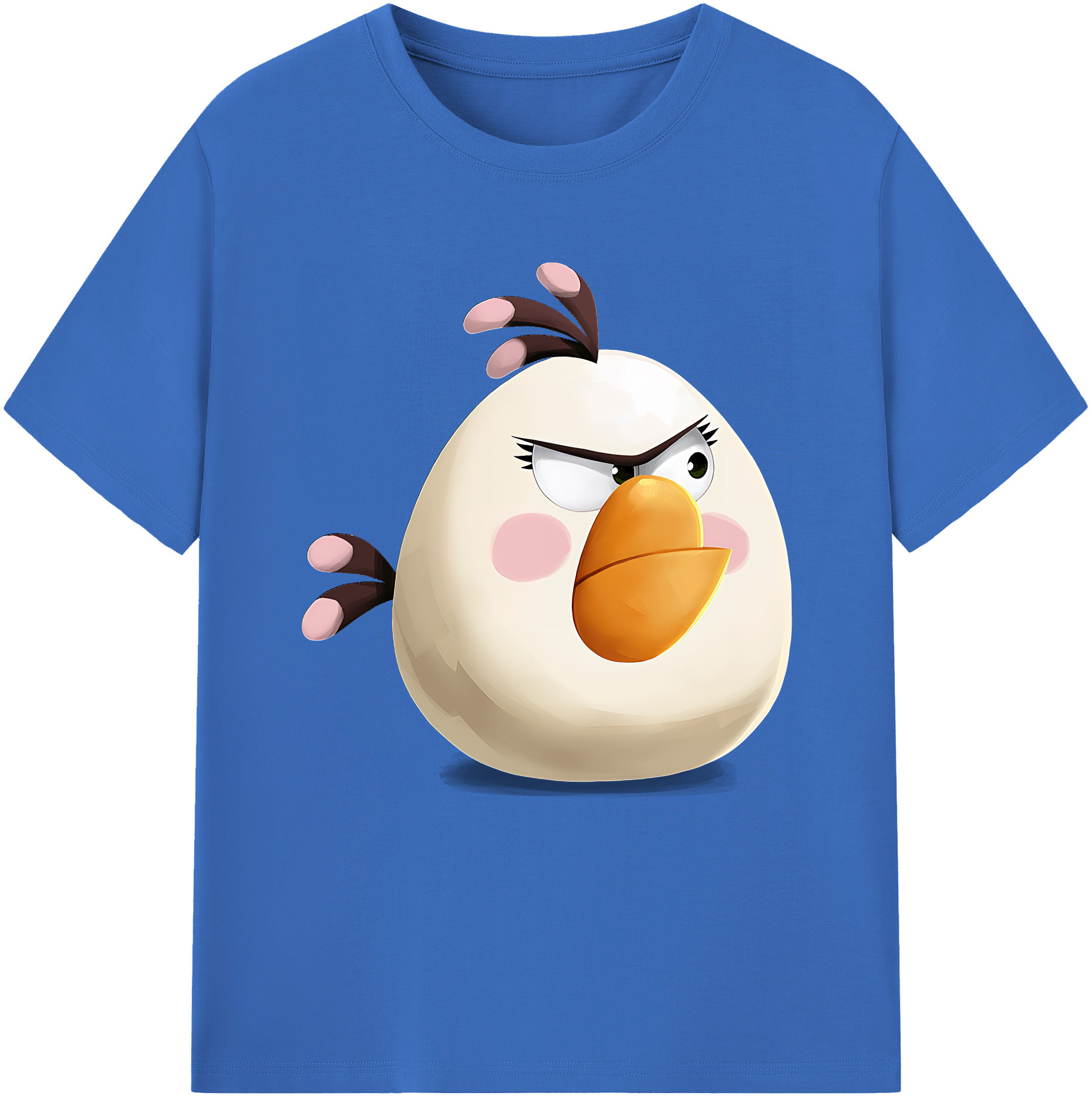 （画像用） Angry Birds アングリーバード 綿100％半袖Tシャツ（フロントプリント）