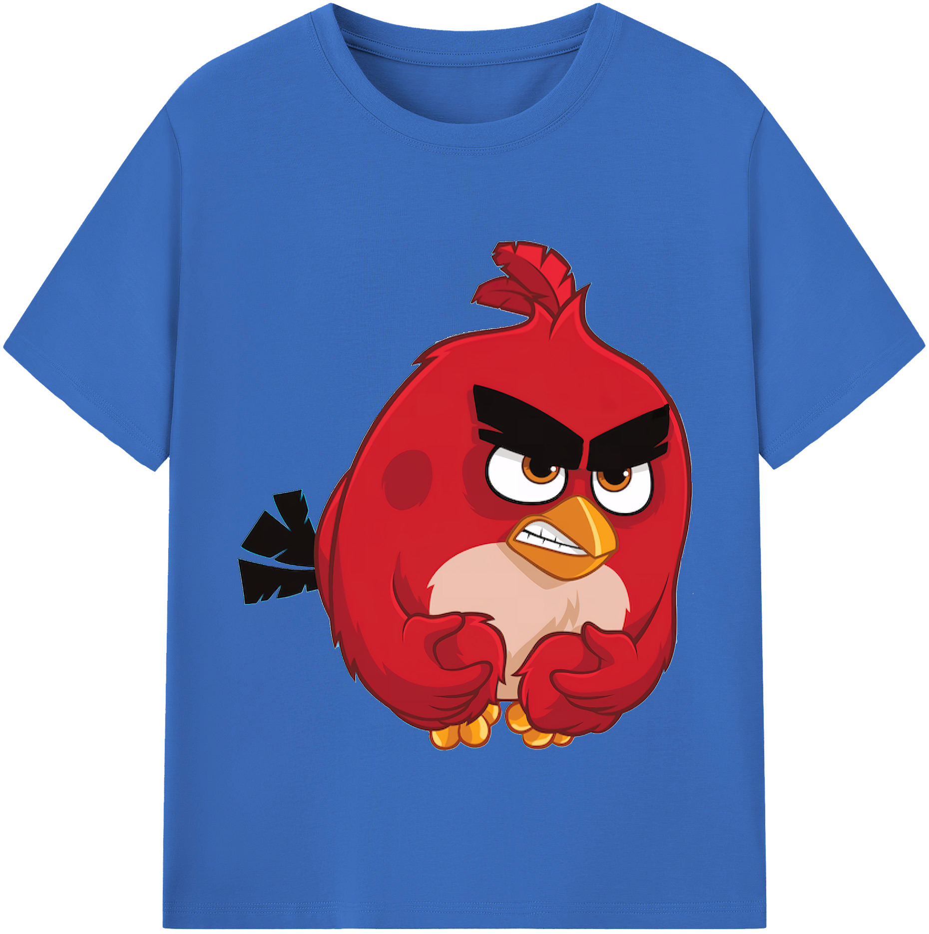 （画像用） Angry Birds アングリーバード 綿100％半袖Tシャツ（フロントプリント）