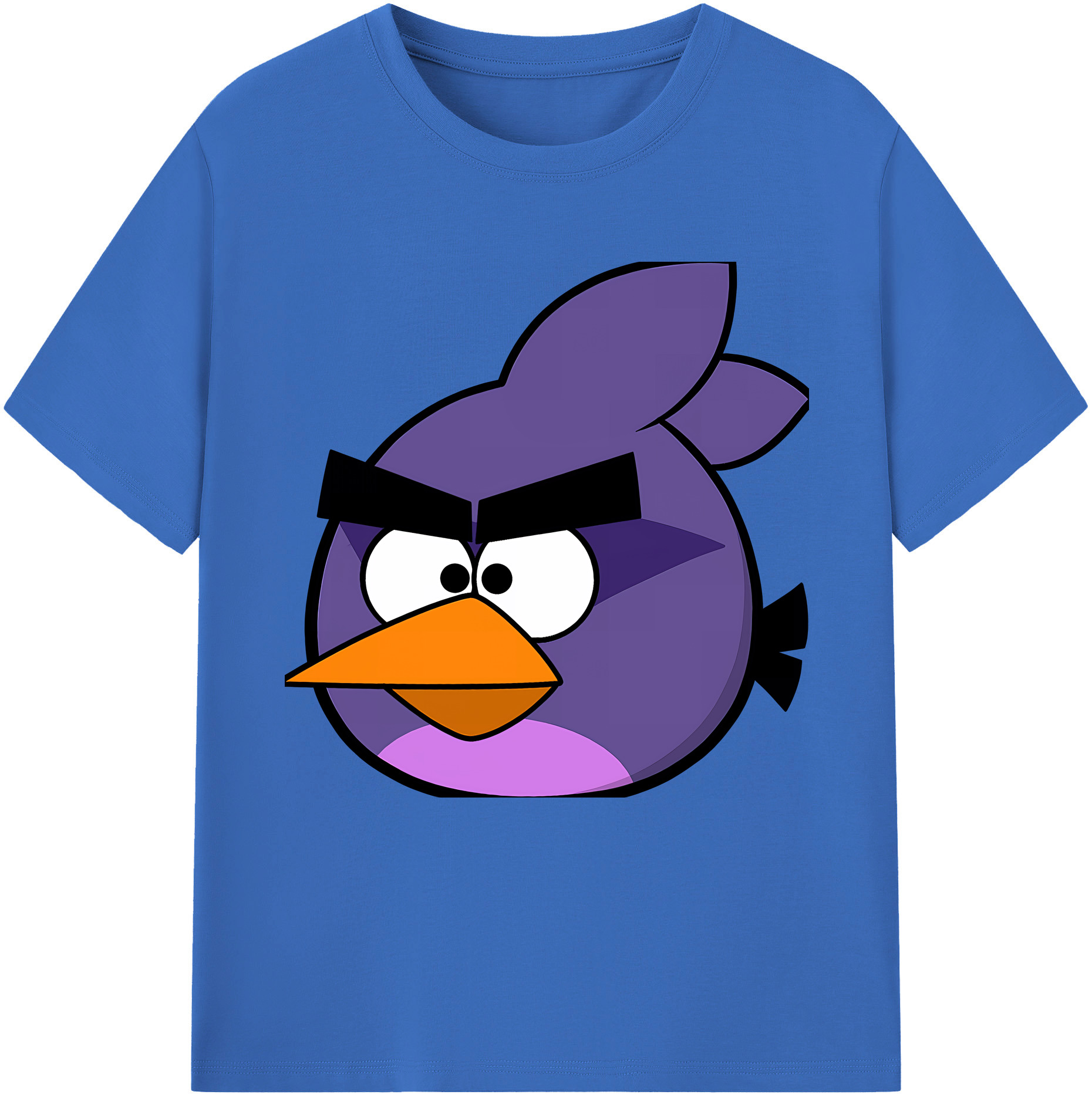 （画像用） Angry Birds アングリーバード 綿100％半袖Tシャツ（フロントプリント）