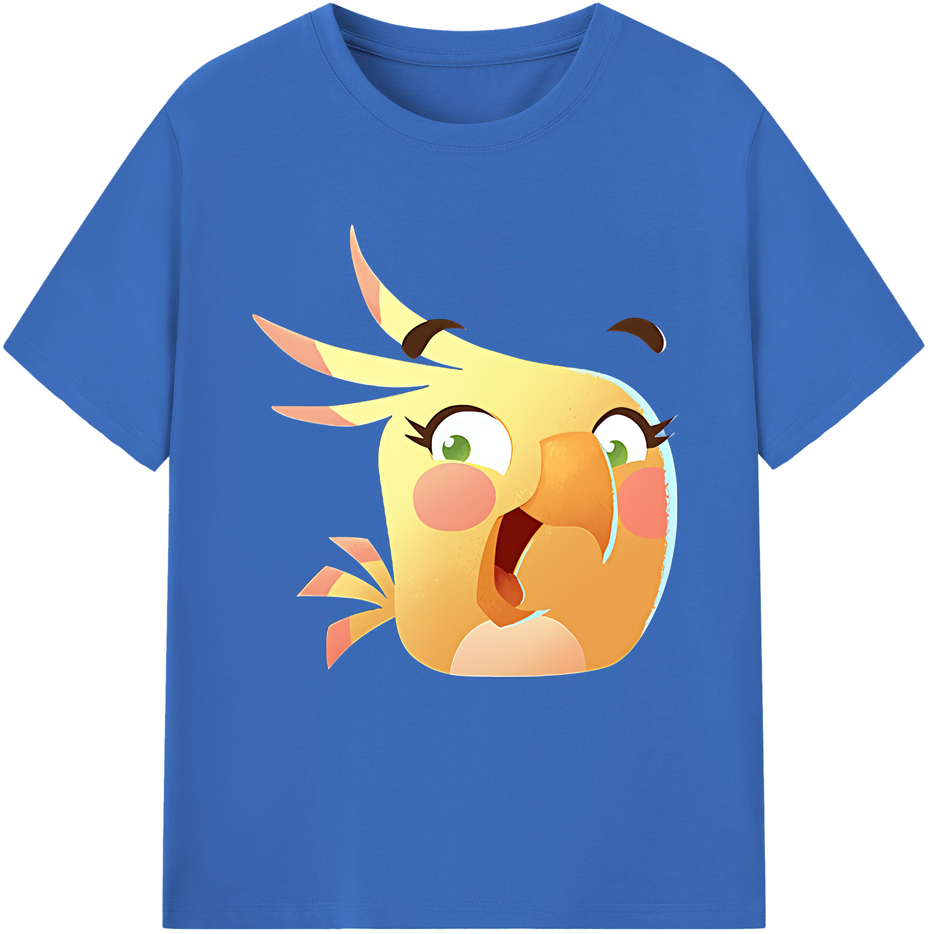 （画像用） Angry Birds アングリーバード 綿100％半袖Tシャツ（フロントプリント）