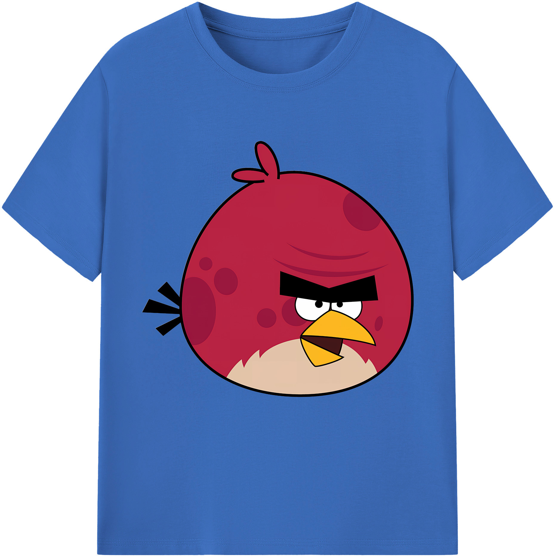 （画像用） Angry Birds アングリーバード 綿100％半袖Tシャツ（フロントプリント）