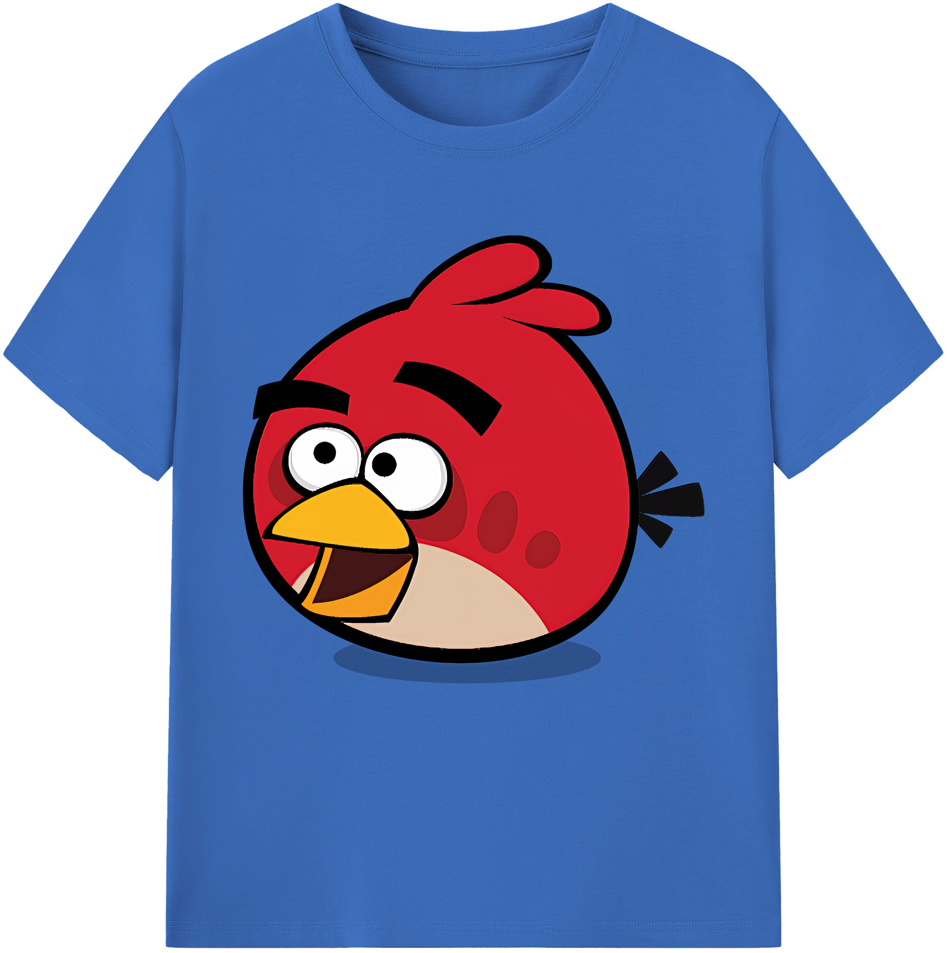 （画像用） Angry Birds アングリーバード 綿100％半袖Tシャツ（フロントプリント）