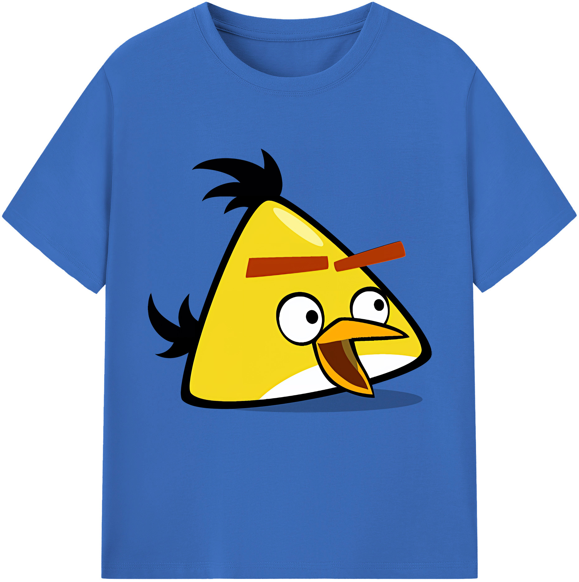（画像用） Angry Birds アングリーバード 綿100％半袖Tシャツ（フロントプリント）