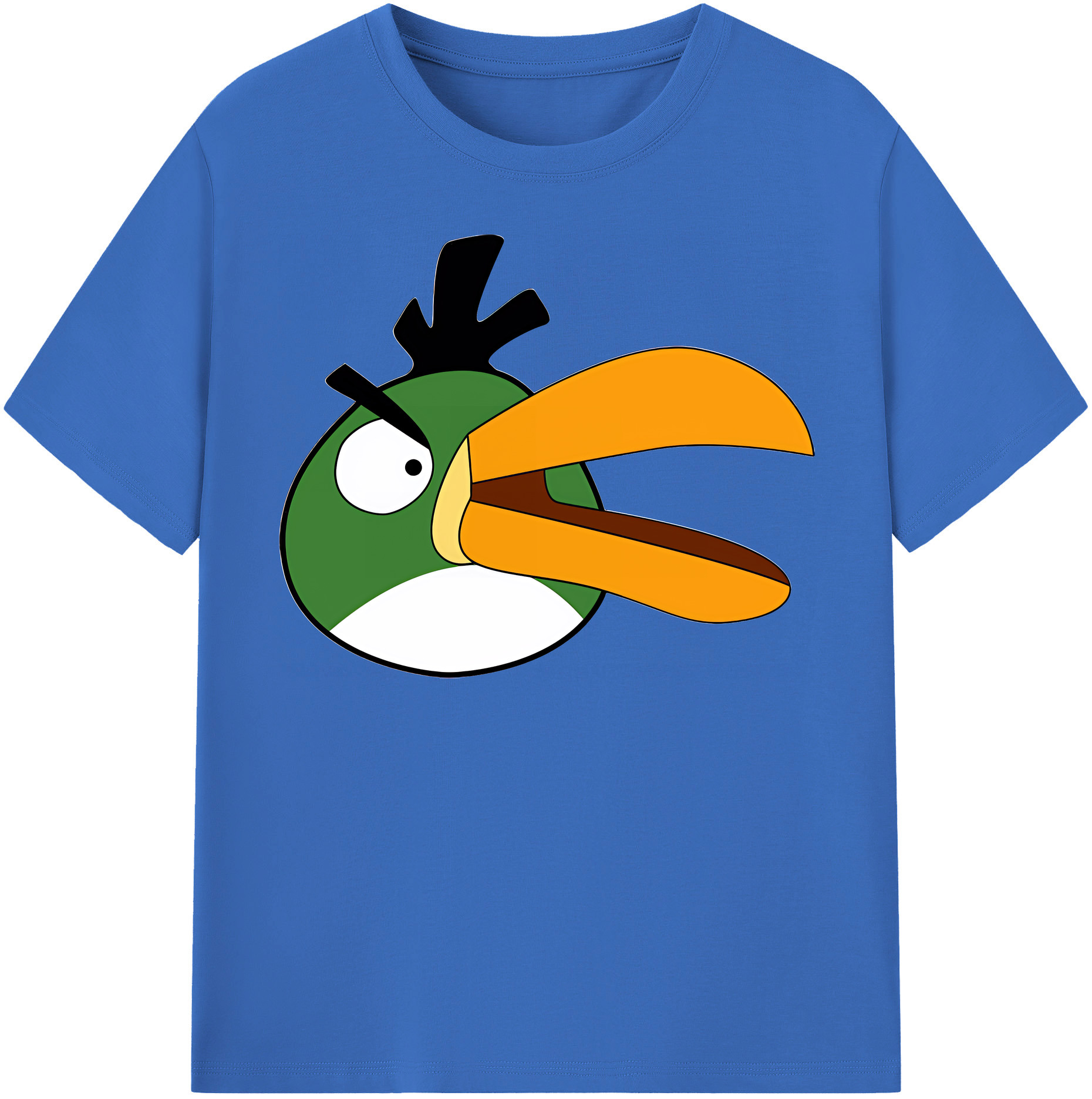 （画像用） Angry Birds アングリーバード 綿100％半袖Tシャツ（フロントプリント）