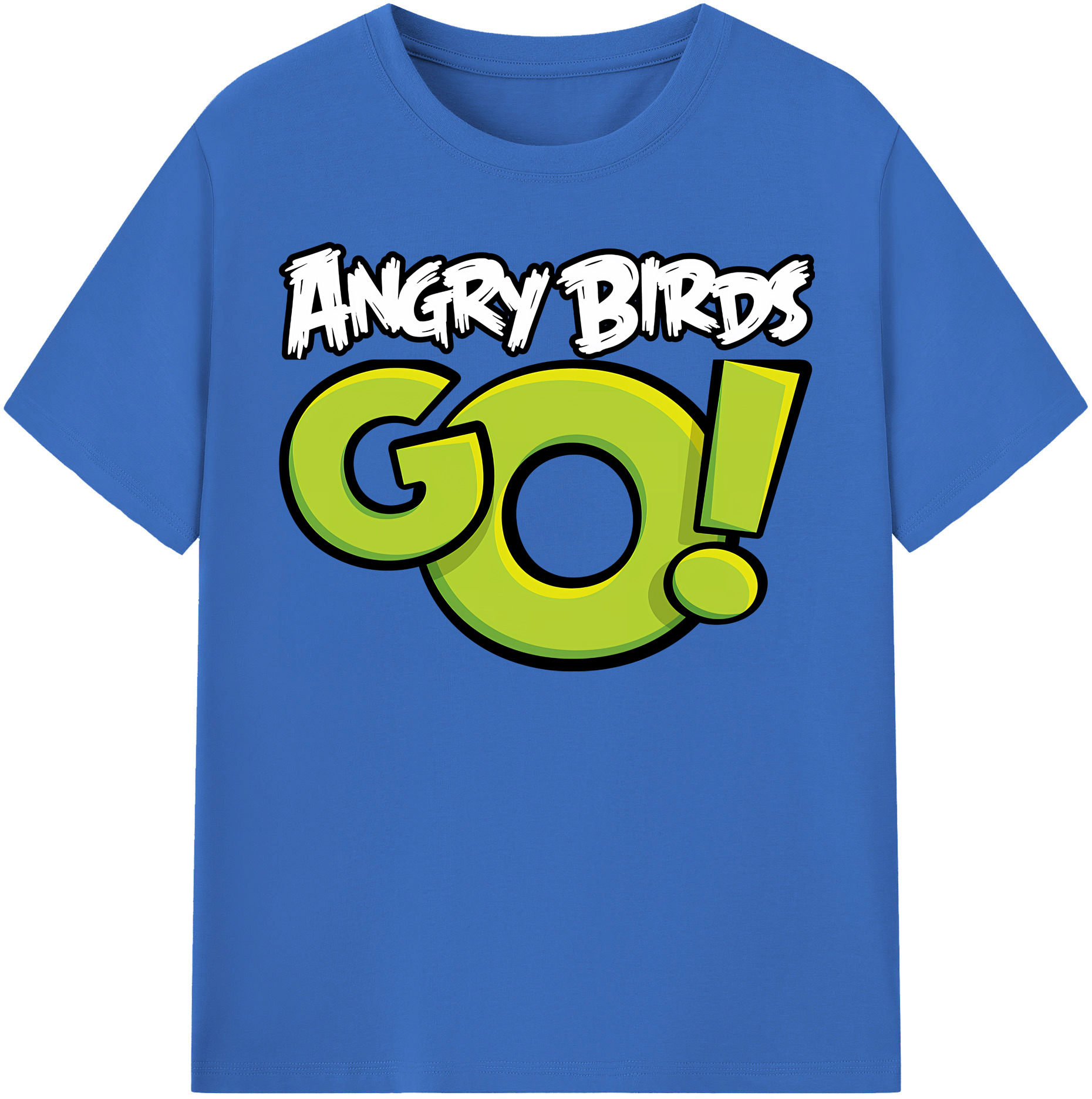 （画像用） Angry Birds アングリーバード 綿100％半袖Tシャツ（フロントプリント）