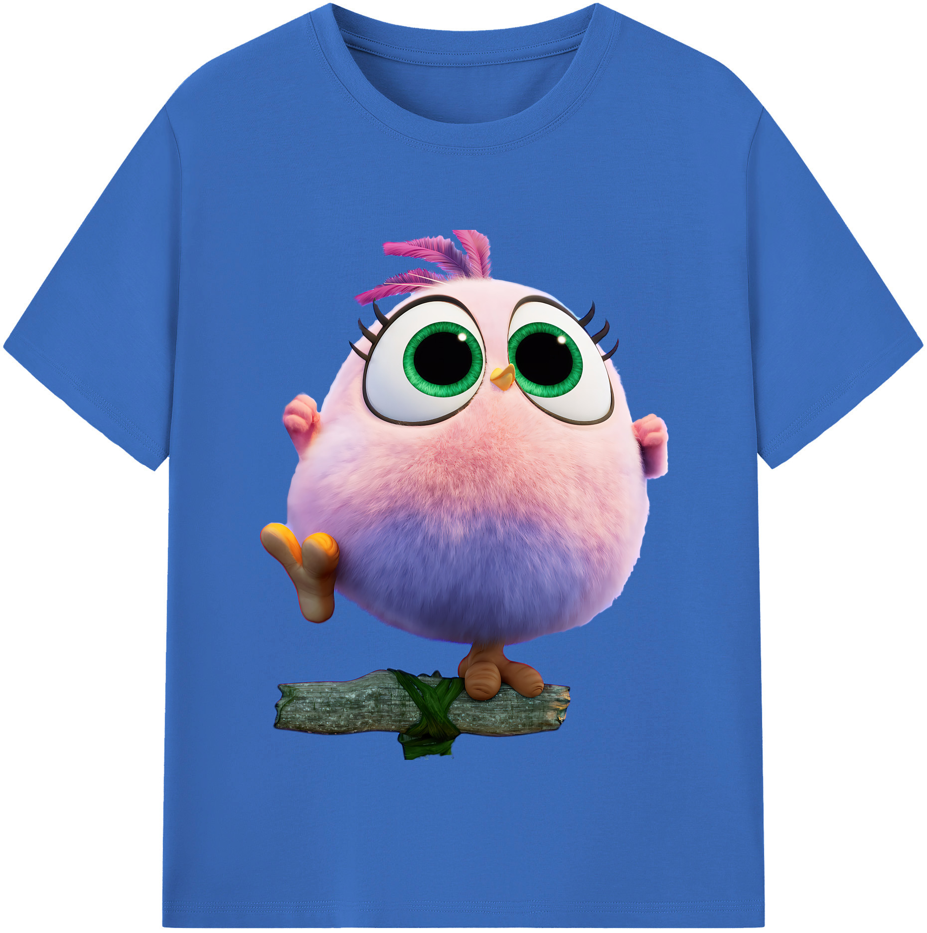 （画像用） Angry Birds アングリーバード 綿100％半袖Tシャツ（フロントプリント）