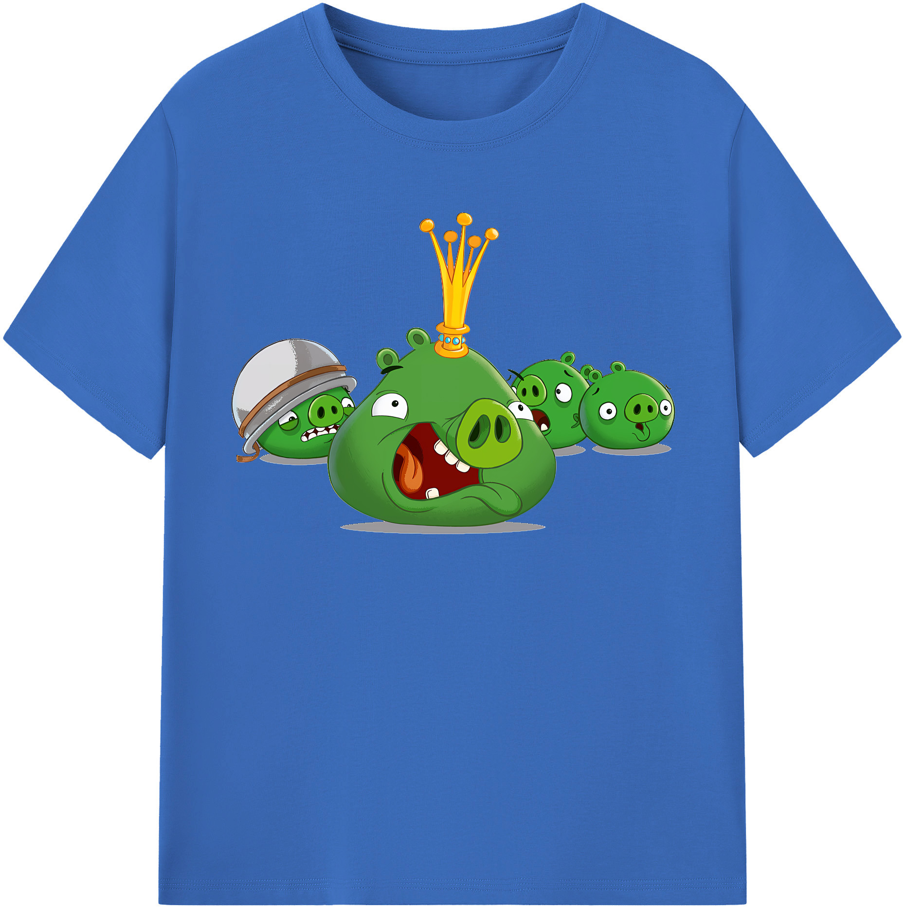 （画像用） Angry Birds アングリーバード 綿100％半袖Tシャツ（フロントプリント）