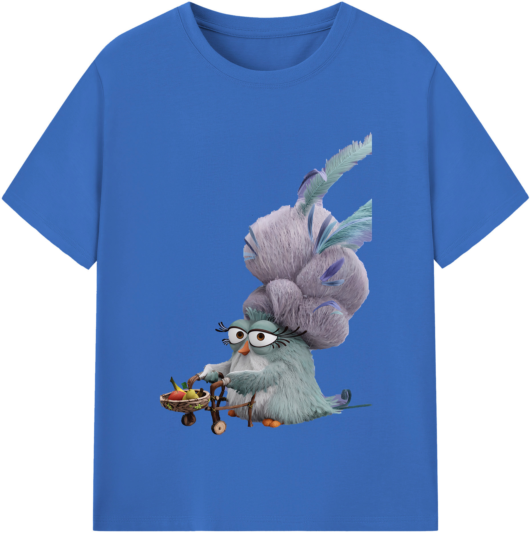 （画像用） Angry Birds アングリーバード 綿100％半袖Tシャツ（フロントプリント）