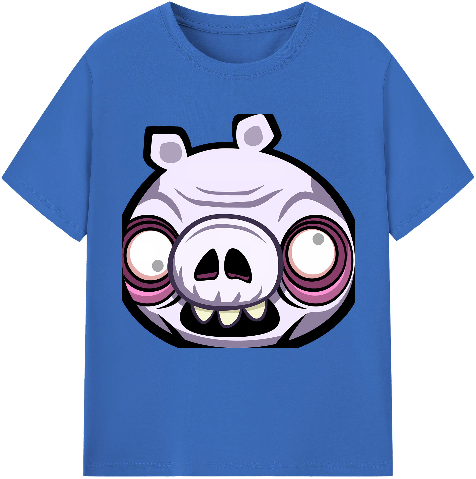 （画像用） Angry Birds アングリーバード 綿100％半袖Tシャツ（フロントプリント）