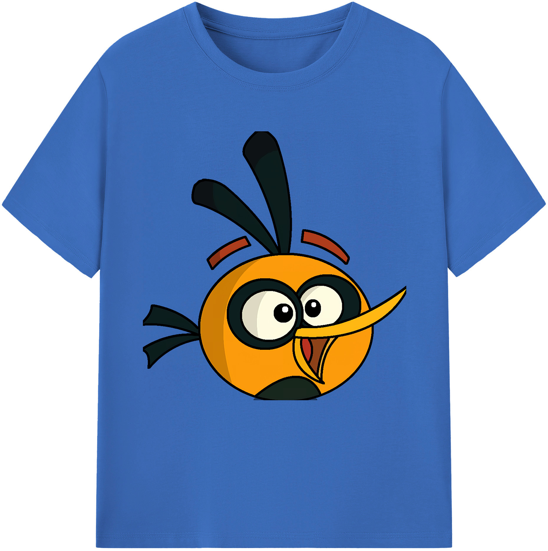（画像用） Angry Birds アングリーバード 綿100％半袖Tシャツ（フロントプリント）