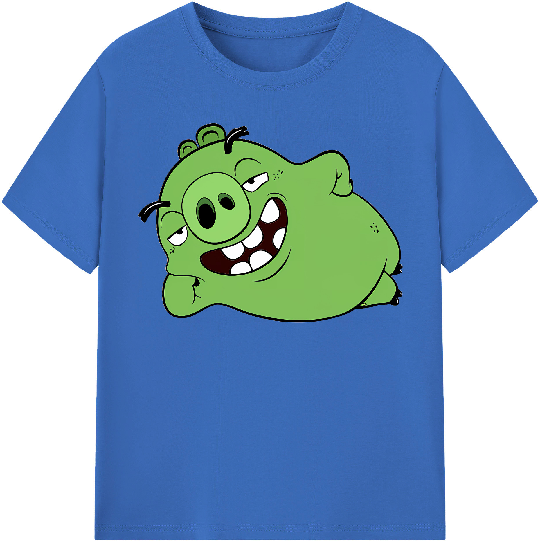 （画像用） Angry Birds アングリーバード 綿100％半袖Tシャツ（フロントプリント）