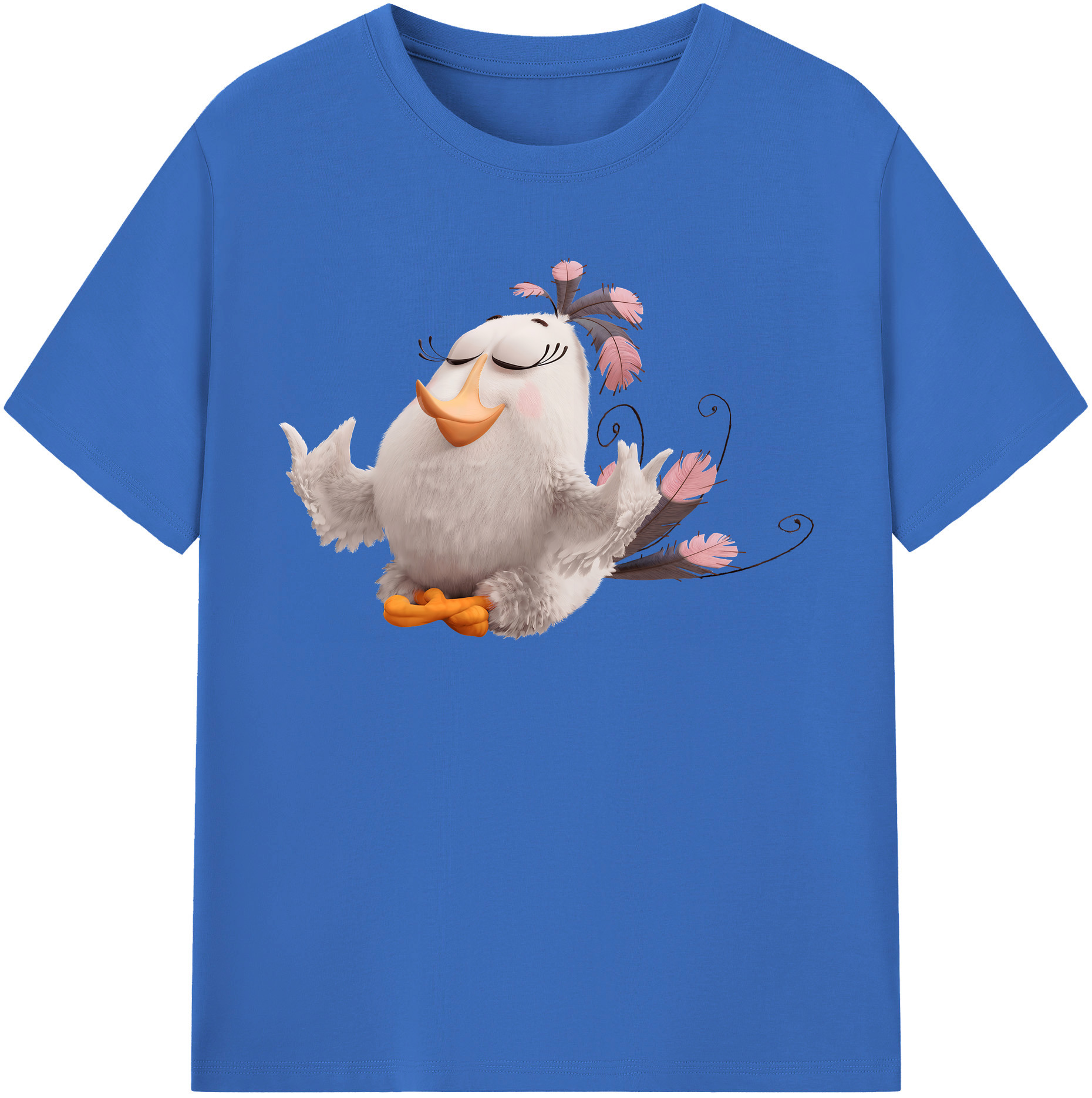 （画像用） Angry Birds アングリーバード 綿100％半袖Tシャツ（フロントプリント）