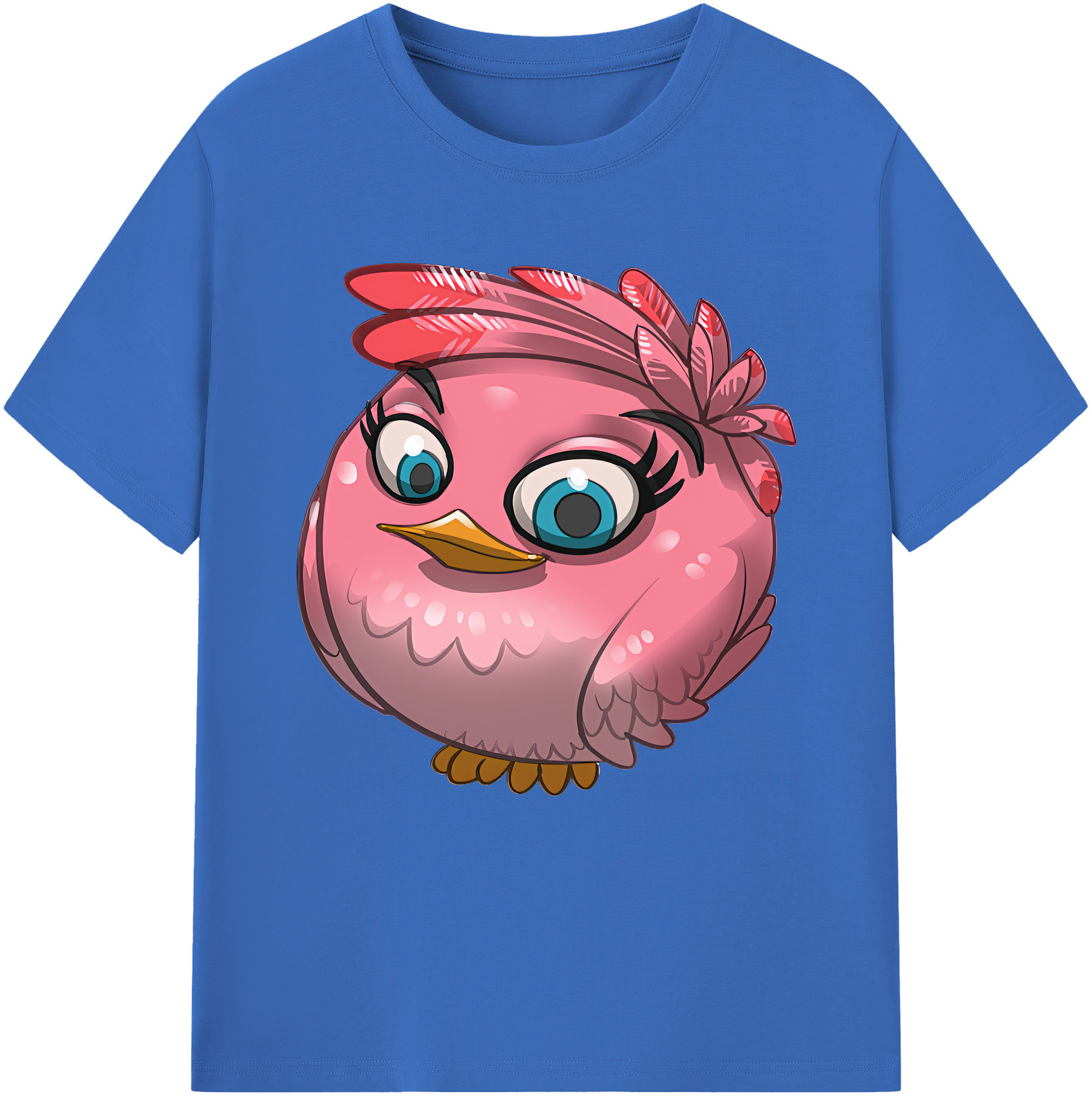 （画像用） Angry Birds アングリーバード 綿100％半袖Tシャツ（フロントプリント）