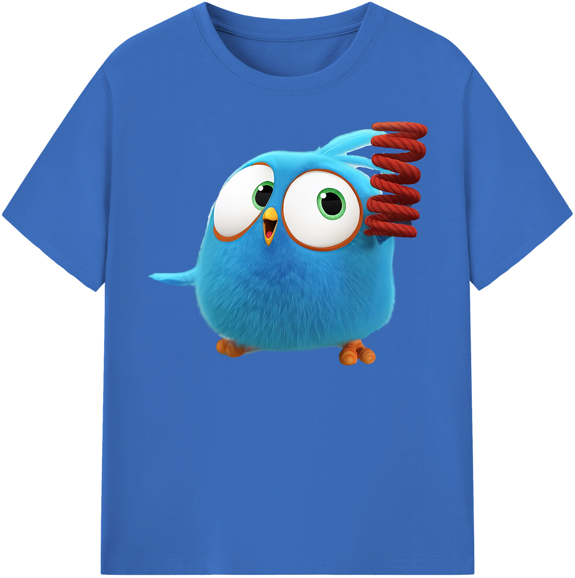 （画像用） Angry Birds アングリーバード 綿100％半袖Tシャツ（フロントプリント）