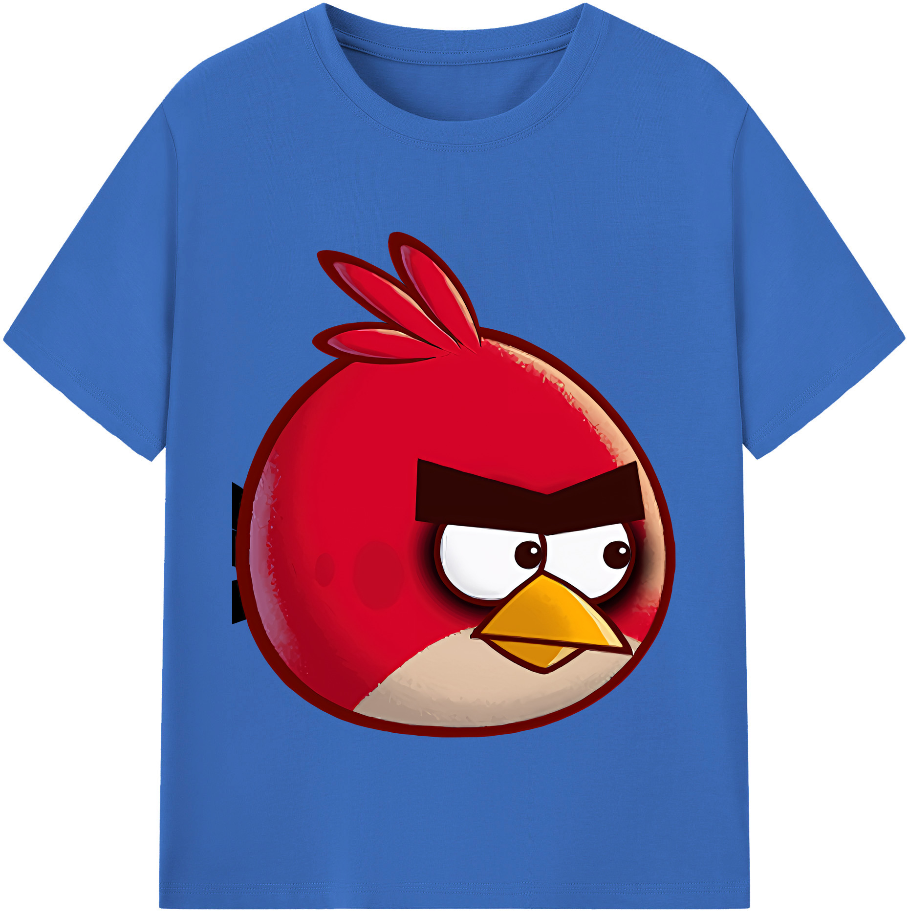 （画像用） Angry Birds アングリーバード 綿100％半袖Tシャツ（フロントプリント）