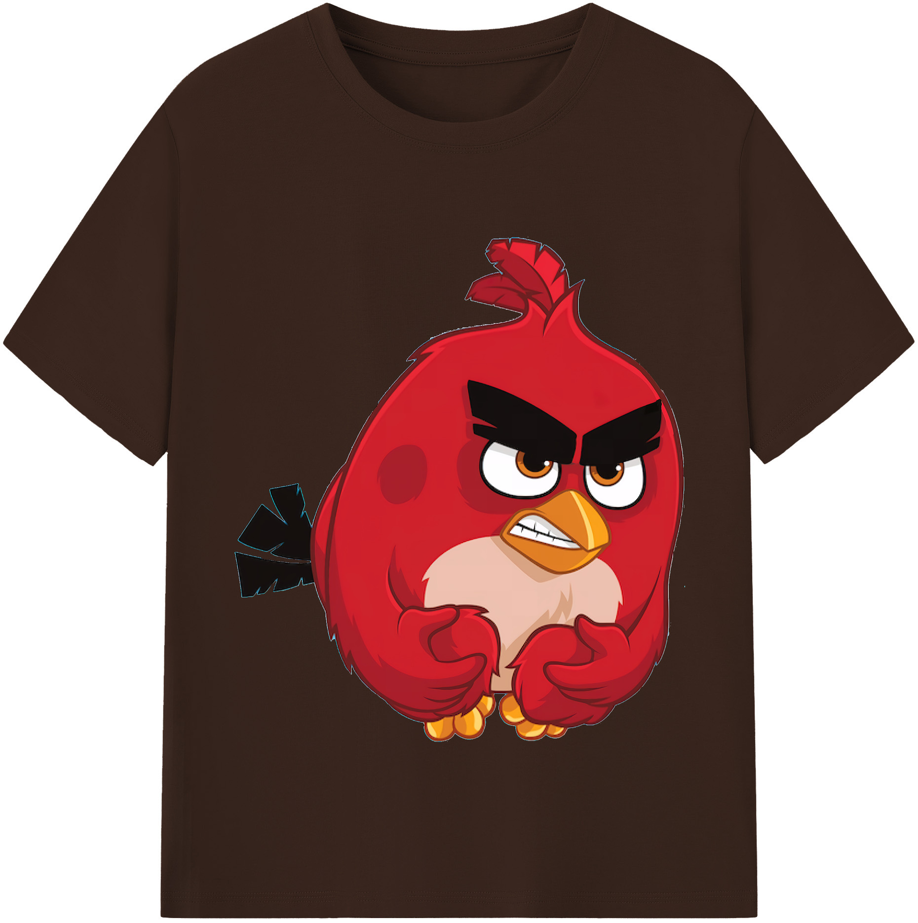 （画像用） Angry Birds アングリーバード 綿100％半袖Tシャツ（フロントプリント）