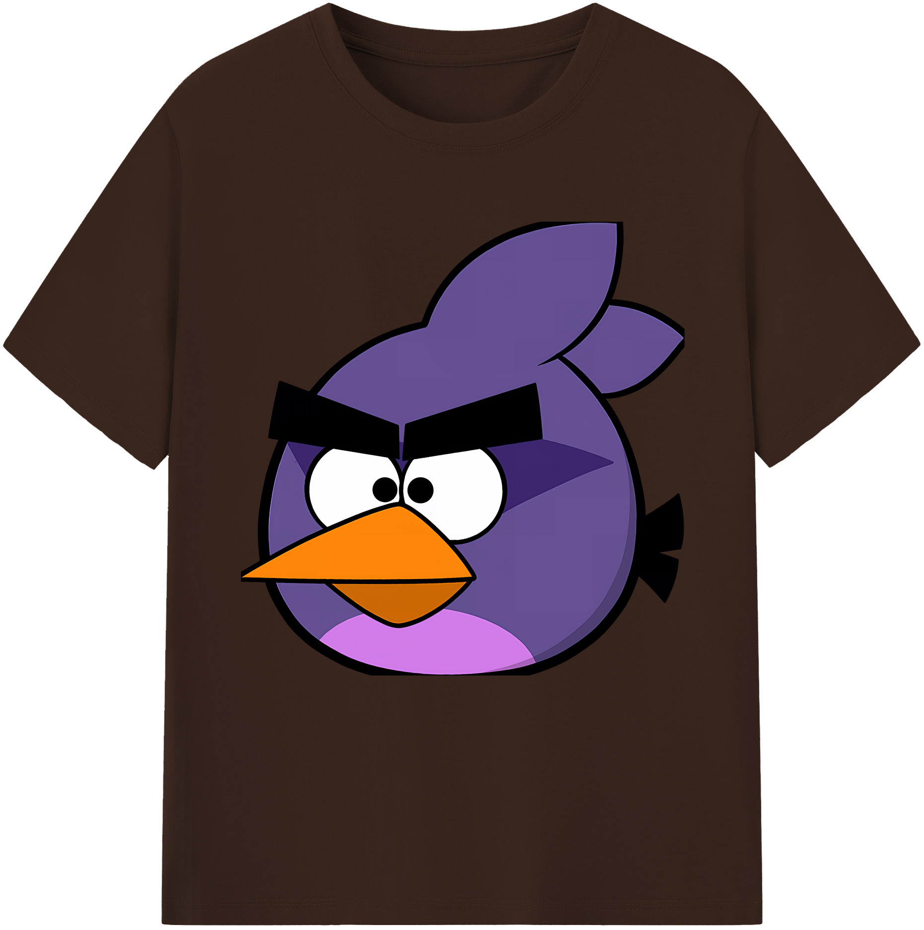 （画像用） Angry Birds アングリーバード 綿100％半袖Tシャツ（フロントプリント）