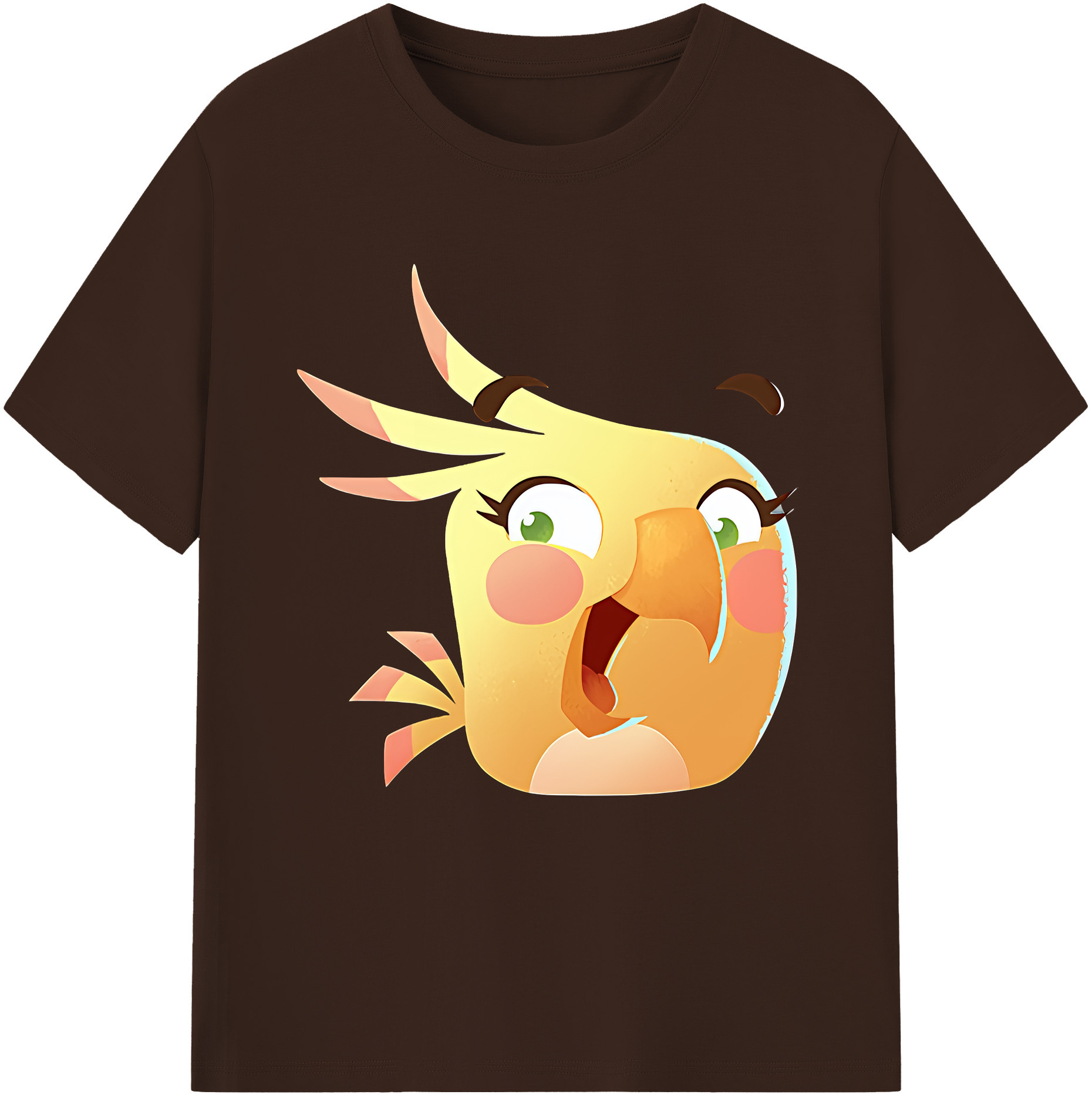（画像用） Angry Birds アングリーバード 綿100％半袖Tシャツ（フロントプリント）