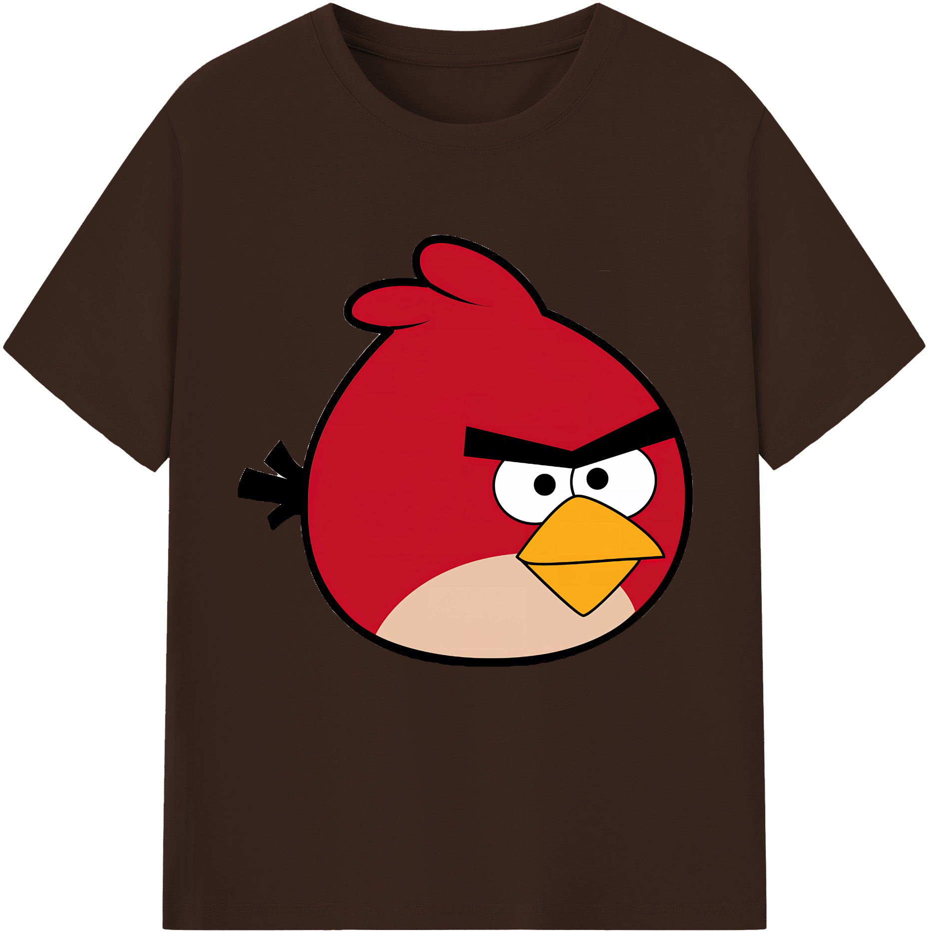 （画像用） Angry Birds アングリーバード 綿100％半袖Tシャツ（フロントプリント）