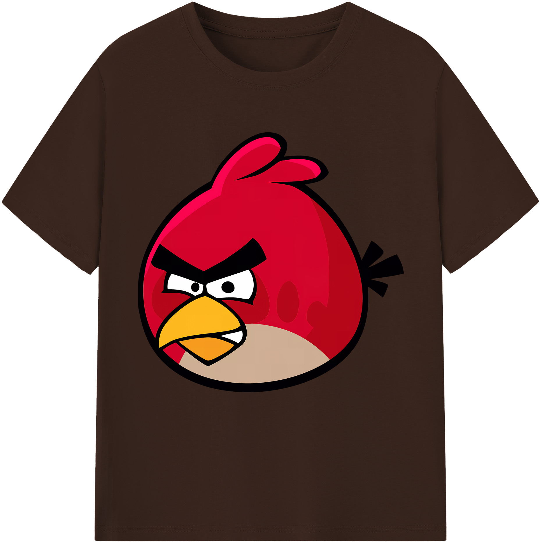 （画像用） Angry Birds アングリーバード 綿100％半袖Tシャツ（フロントプリント）