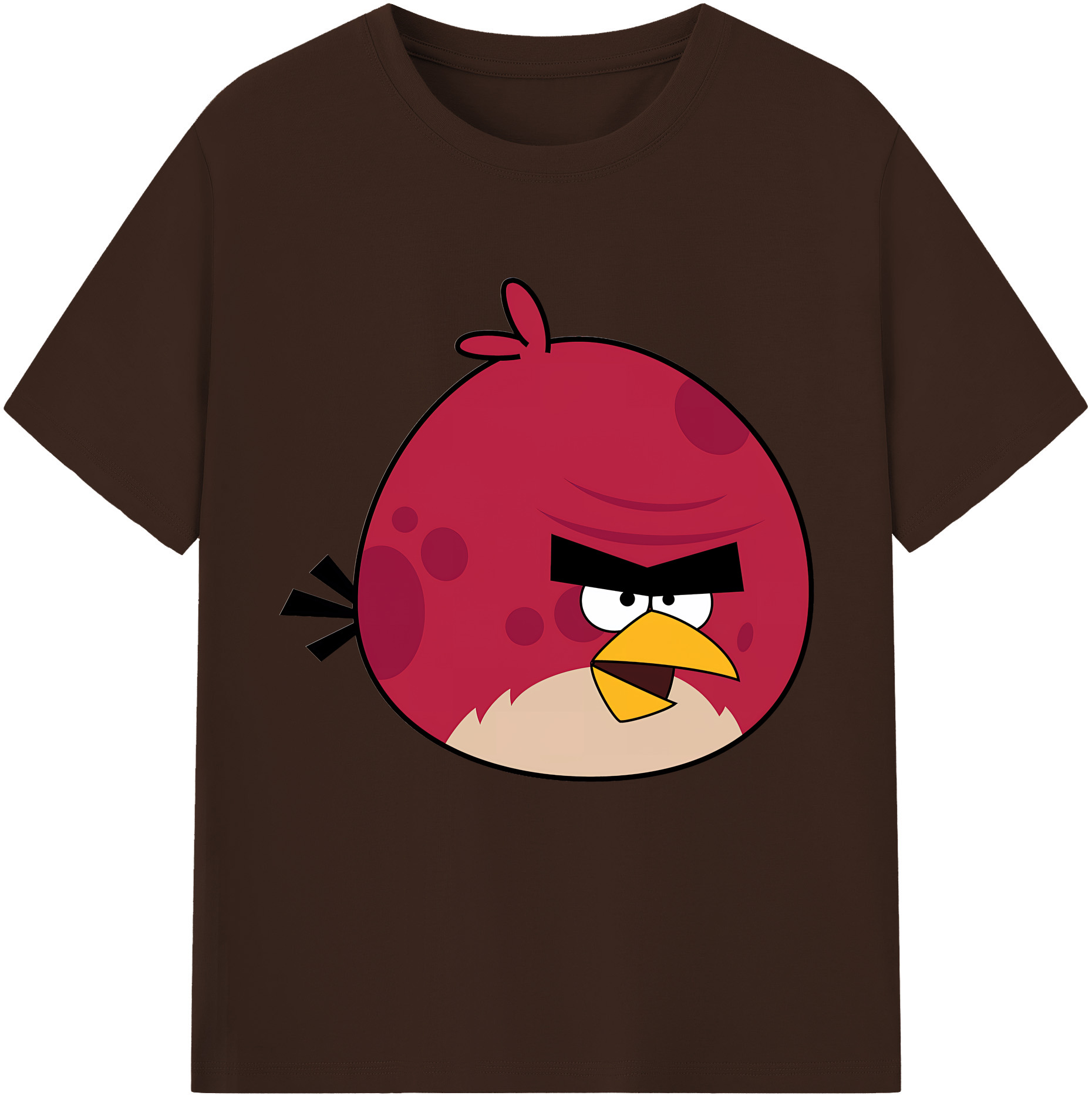 （画像用） Angry Birds アングリーバード 綿100％半袖Tシャツ（フロントプリント）