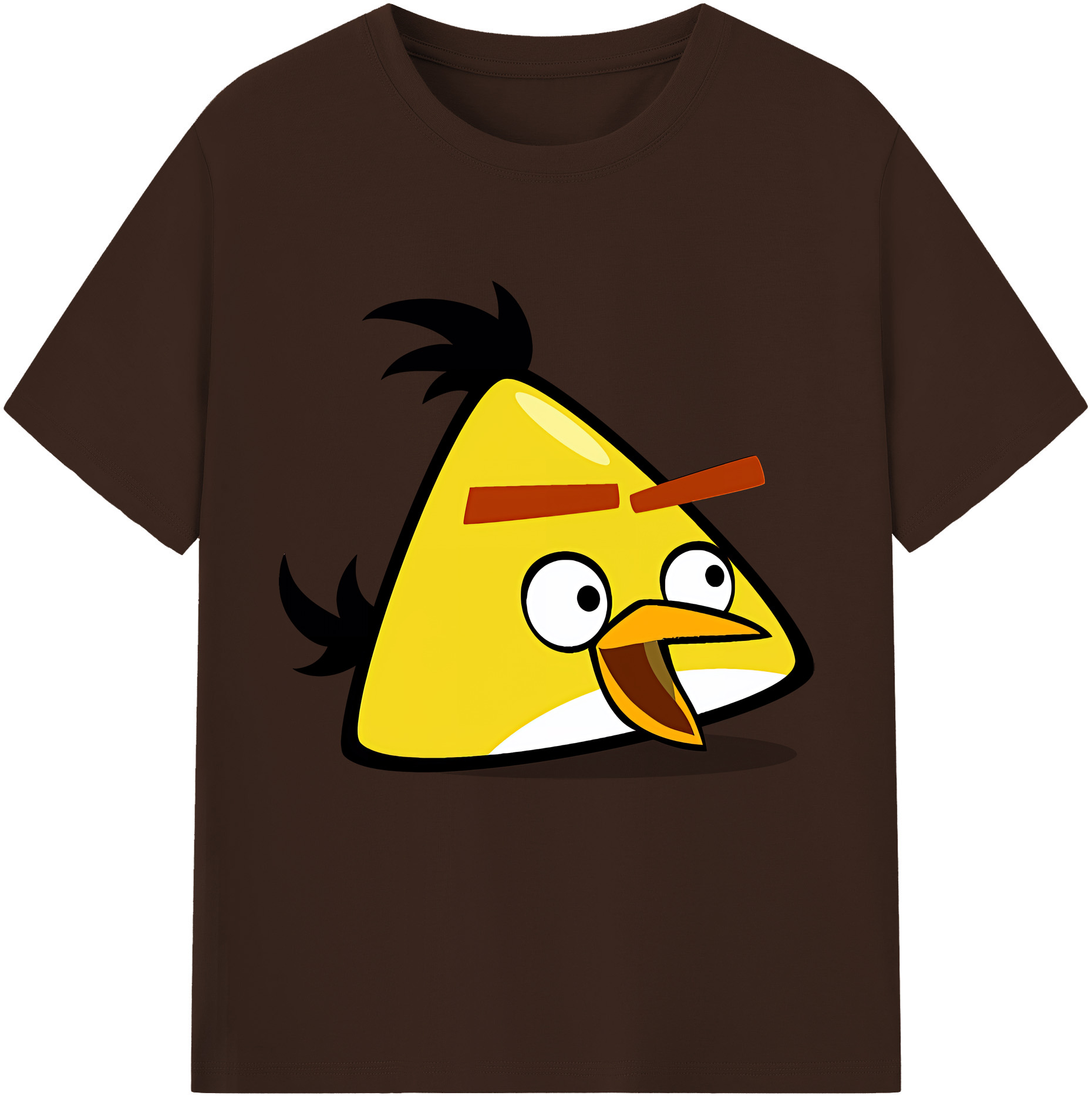 （画像用） Angry Birds アングリーバード 綿100％半袖Tシャツ（フロントプリント）