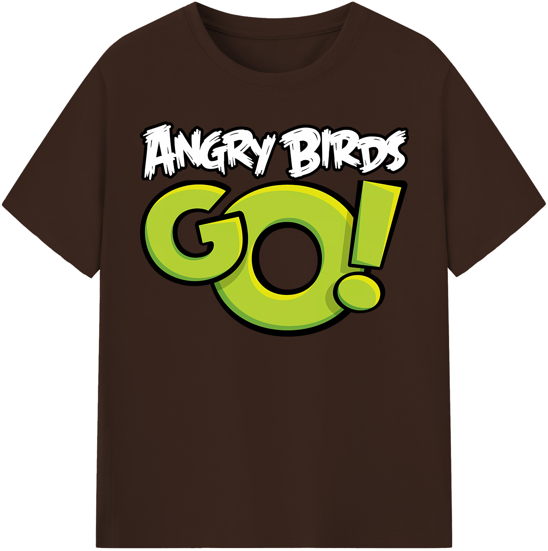 （画像用） Angry Birds アングリーバード 綿100％半袖Tシャツ（フロントプリント）