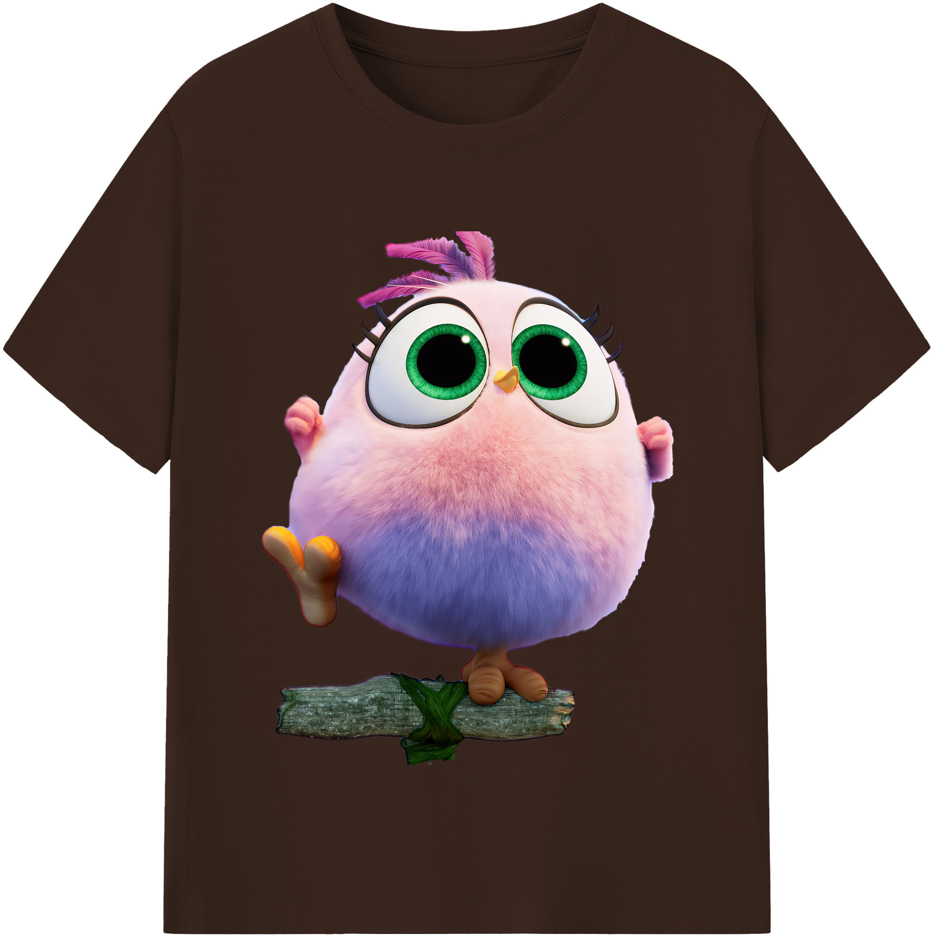（画像用） Angry Birds アングリーバード 綿100％半袖Tシャツ（フロントプリント）