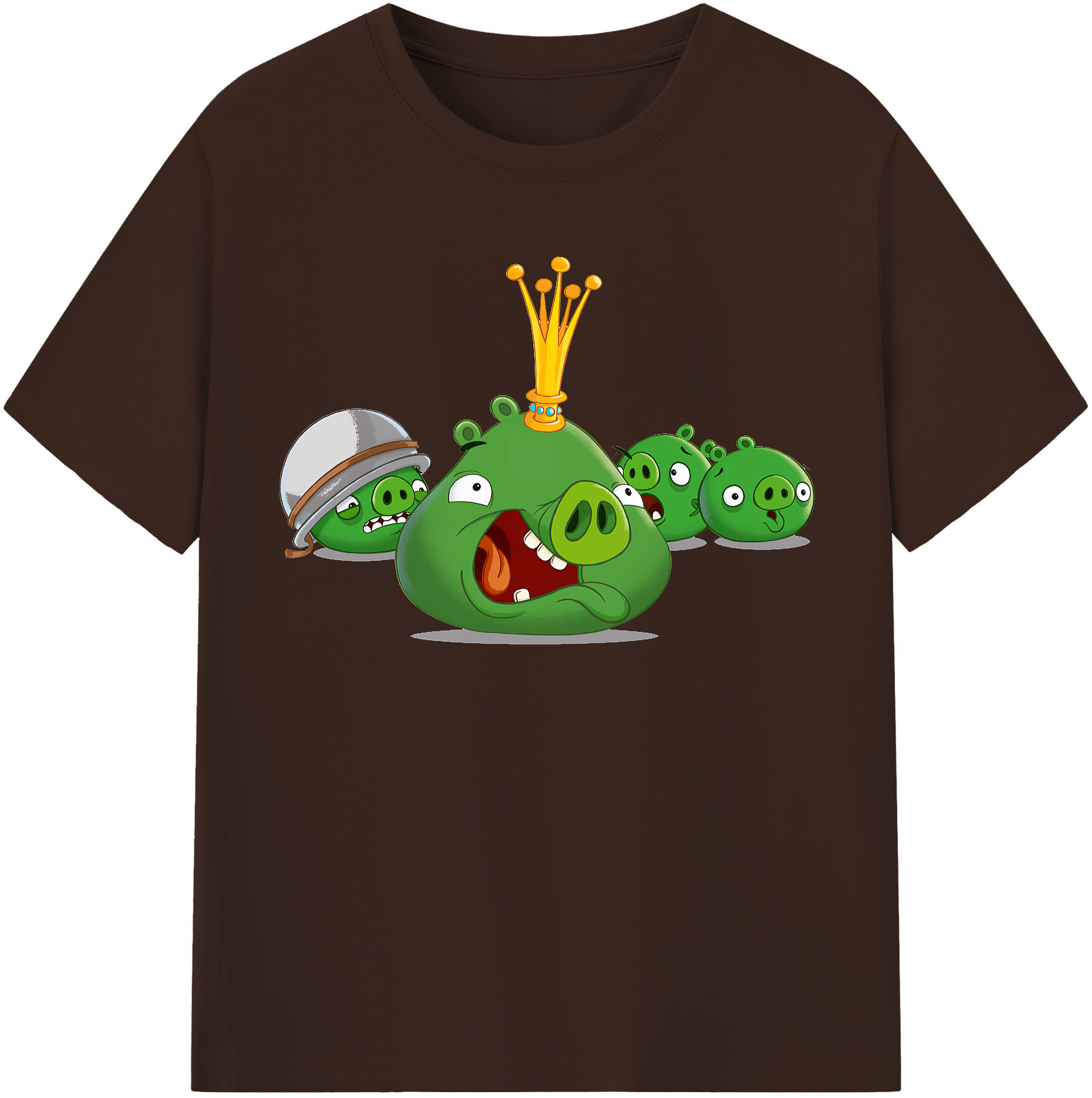 （画像用） Angry Birds アングリーバード 綿100％半袖Tシャツ（フロントプリント）