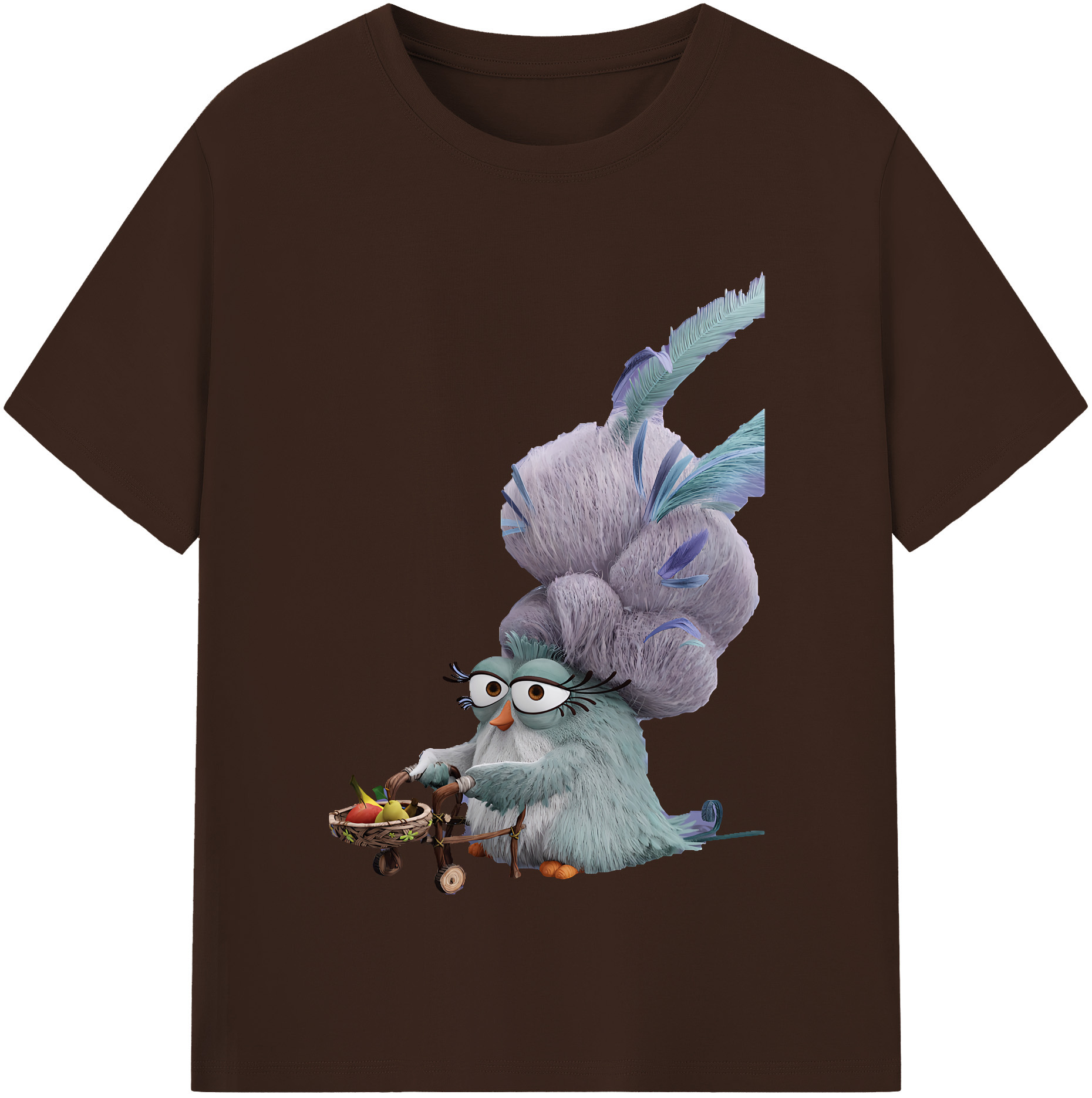 （画像用） Angry Birds アングリーバード 綿100％半袖Tシャツ（フロントプリント）
