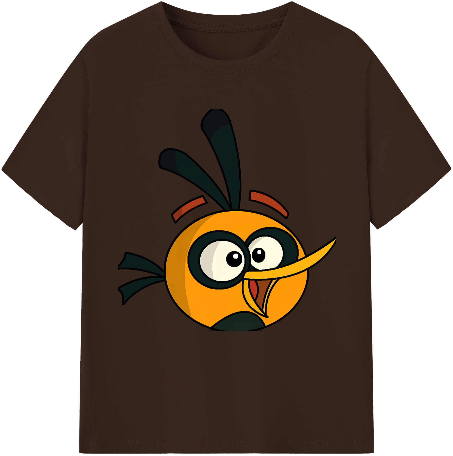 （画像用） Angry Birds アングリーバード 綿100％半袖Tシャツ（フロントプリント）