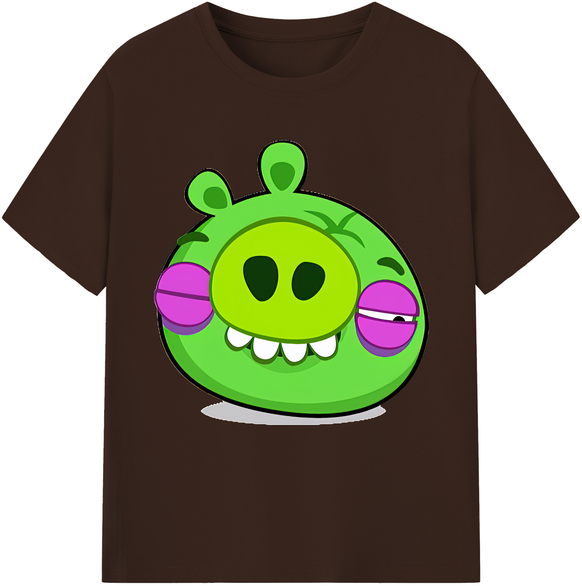 （画像用） Angry Birds アングリーバード 綿100％半袖Tシャツ（フロントプリント）