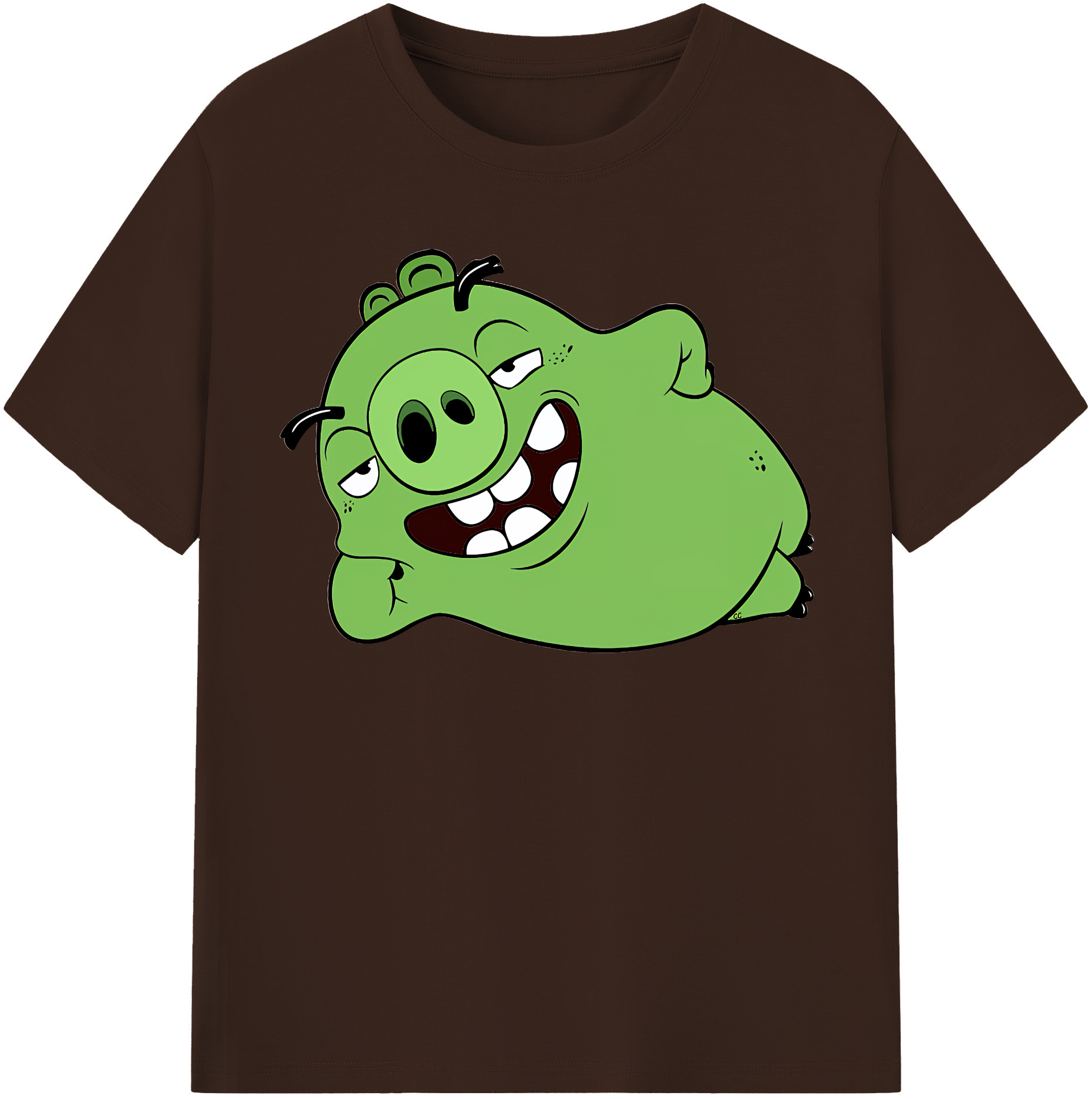（画像用） Angry Birds アングリーバード 綿100％半袖Tシャツ（フロントプリント）
