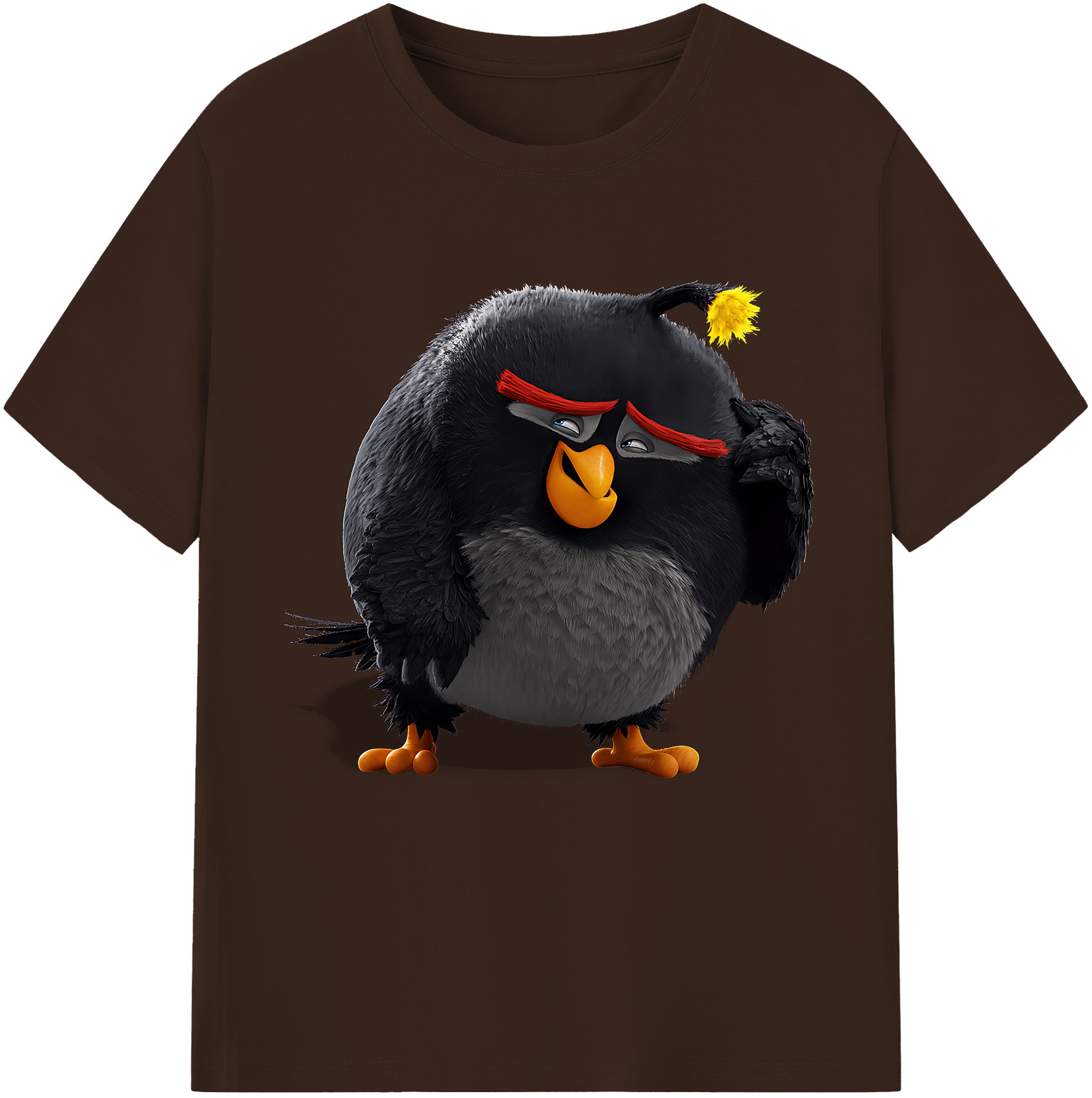 （画像用） Angry Birds アングリーバード 綿100％半袖Tシャツ（フロントプリント）