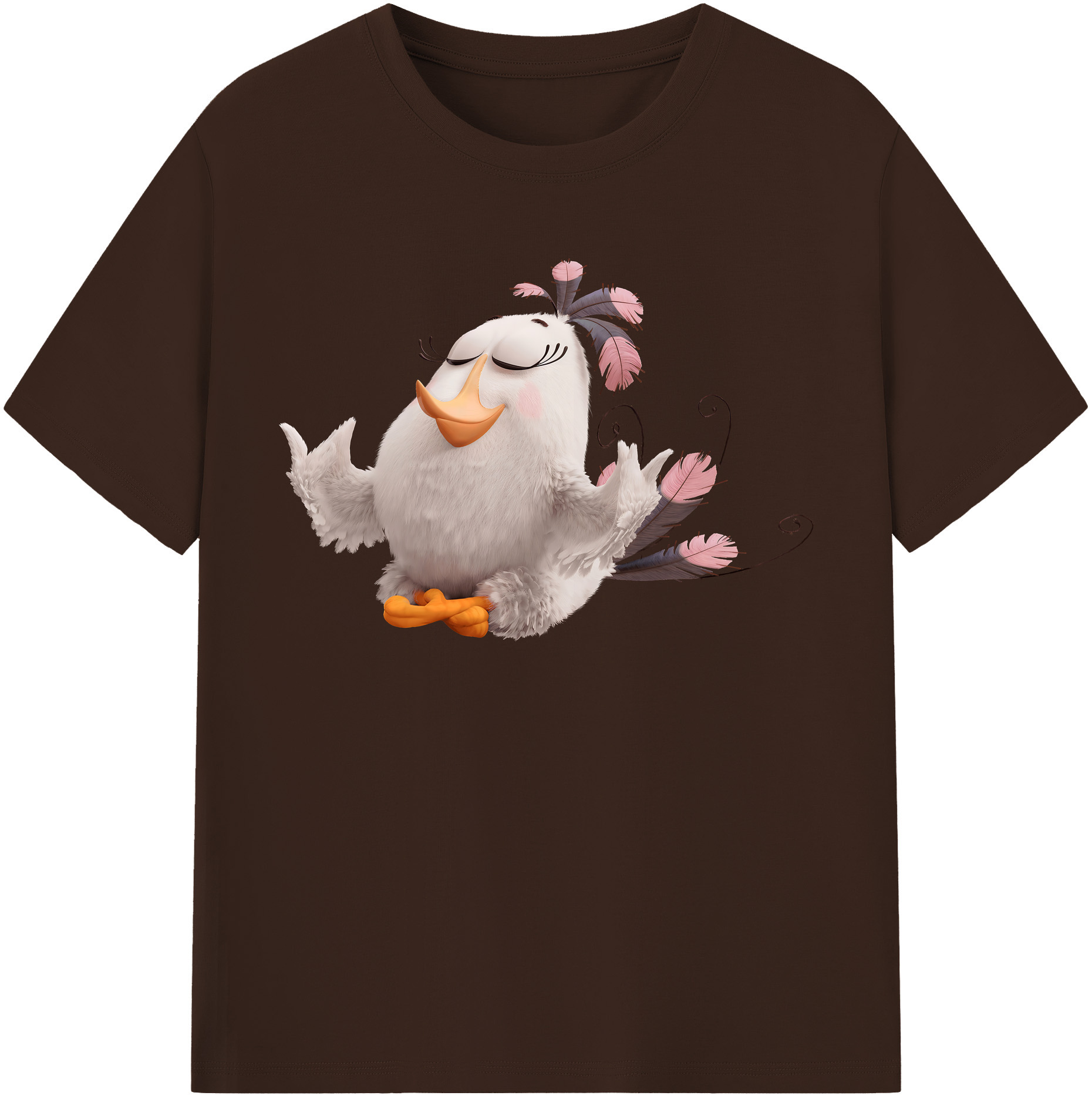 （画像用） Angry Birds アングリーバード 綿100％半袖Tシャツ（フロントプリント）