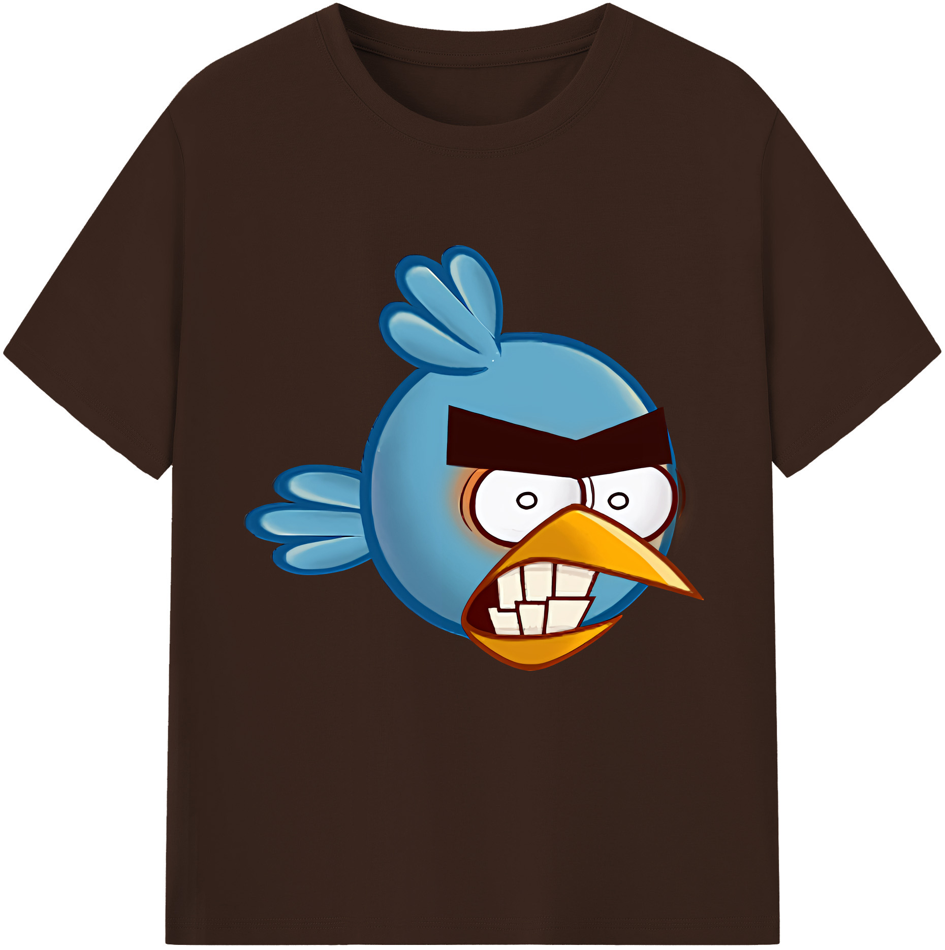 （画像用） Angry Birds アングリーバード 綿100％半袖Tシャツ（フロントプリント）