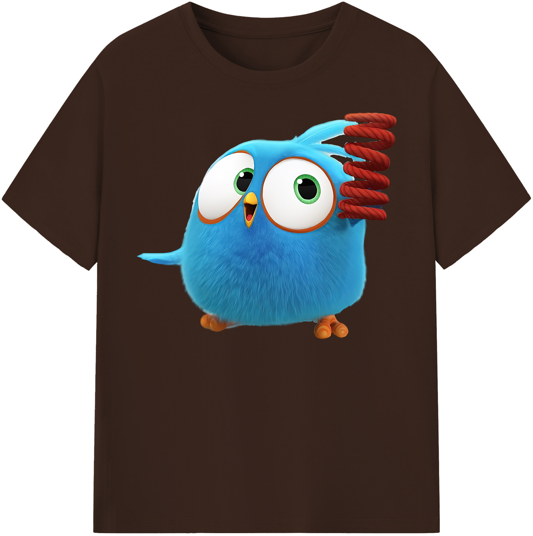 （画像用） Angry Birds アングリーバード 綿100％半袖Tシャツ（フロントプリント）