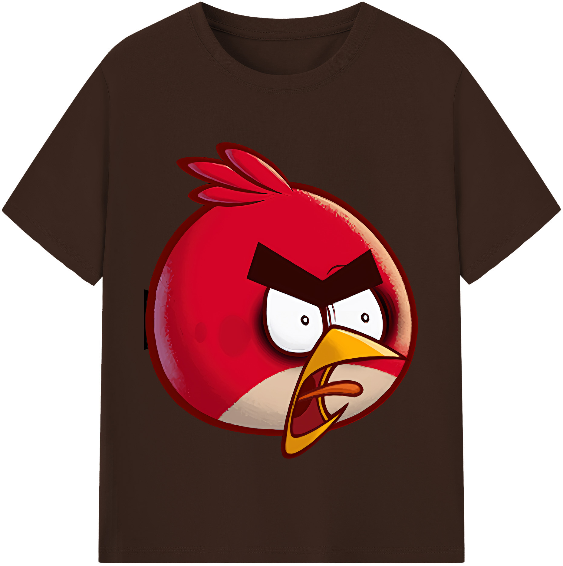 （画像用） Angry Birds アングリーバード 綿100％半袖Tシャツ（フロントプリント）