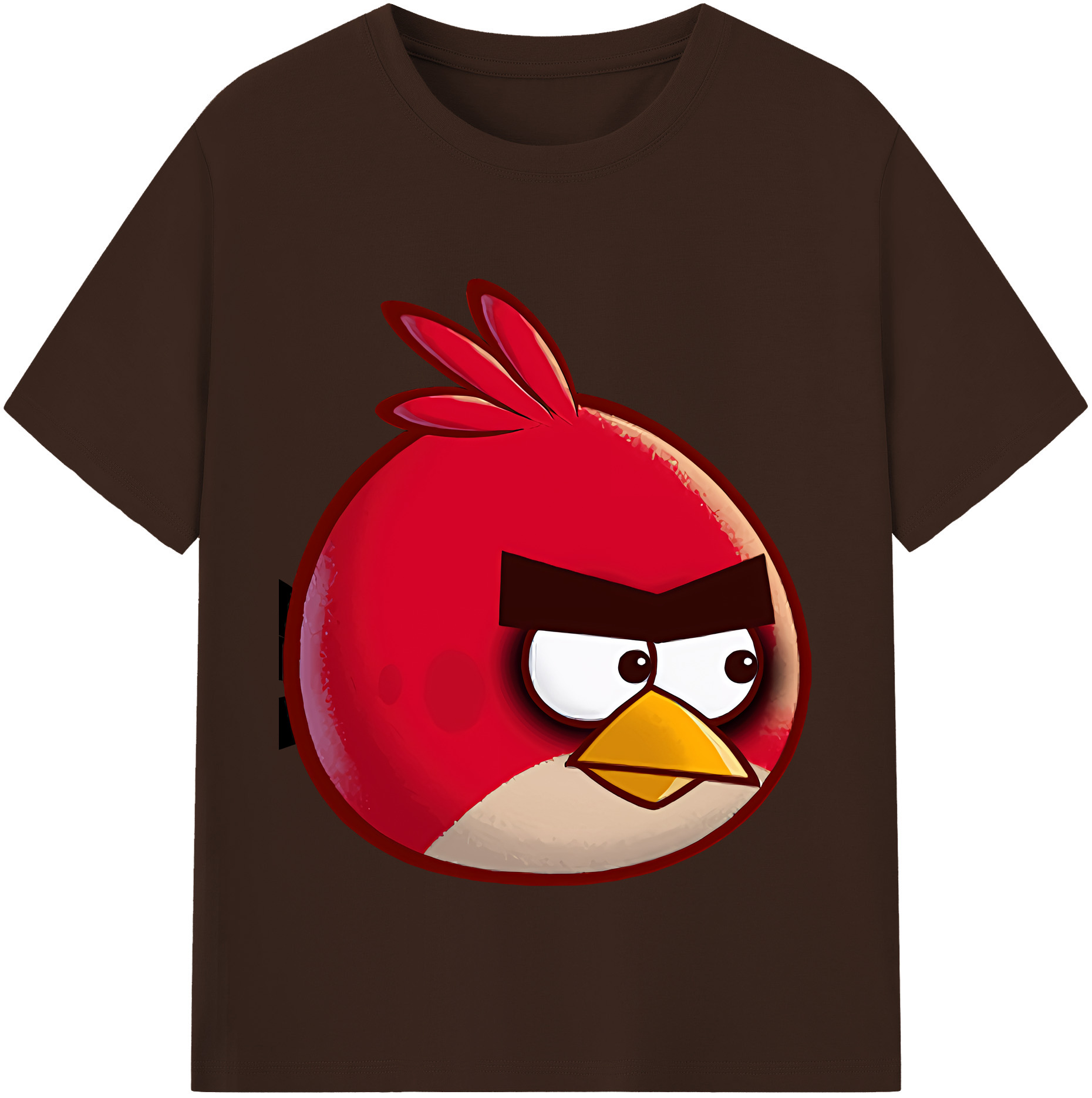 （画像用） Angry Birds アングリーバード 綿100％半袖Tシャツ（フロントプリント）
